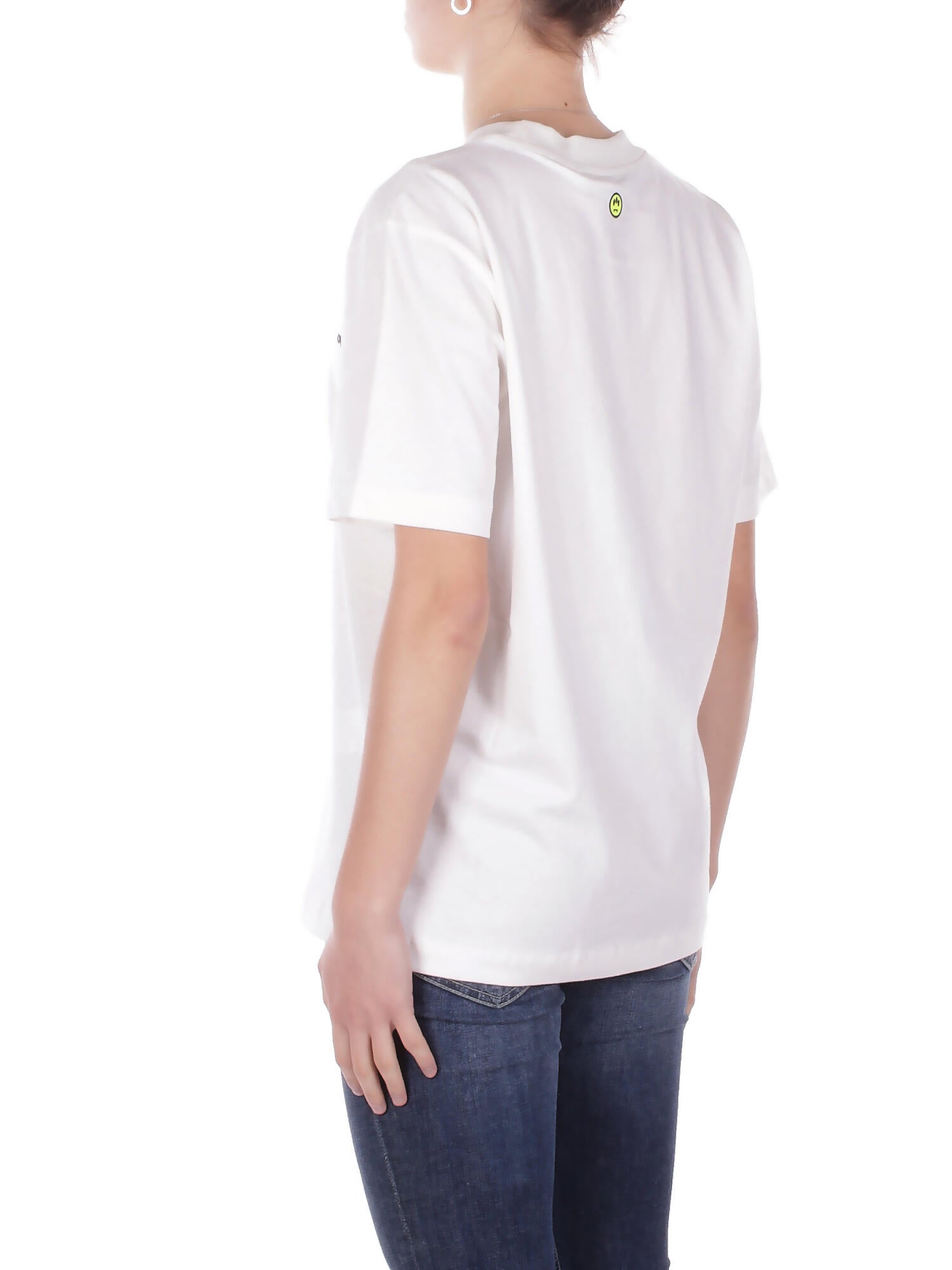 BARROW Unisex T-shirt S6BWUATH010 412 Jersey t-shirt Panna