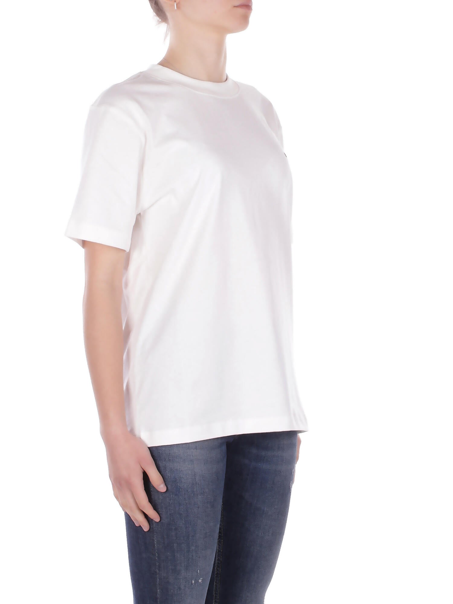 BARROW Unisex T-shirt S6BWUATH010 412 Jersey t-shirt Panna