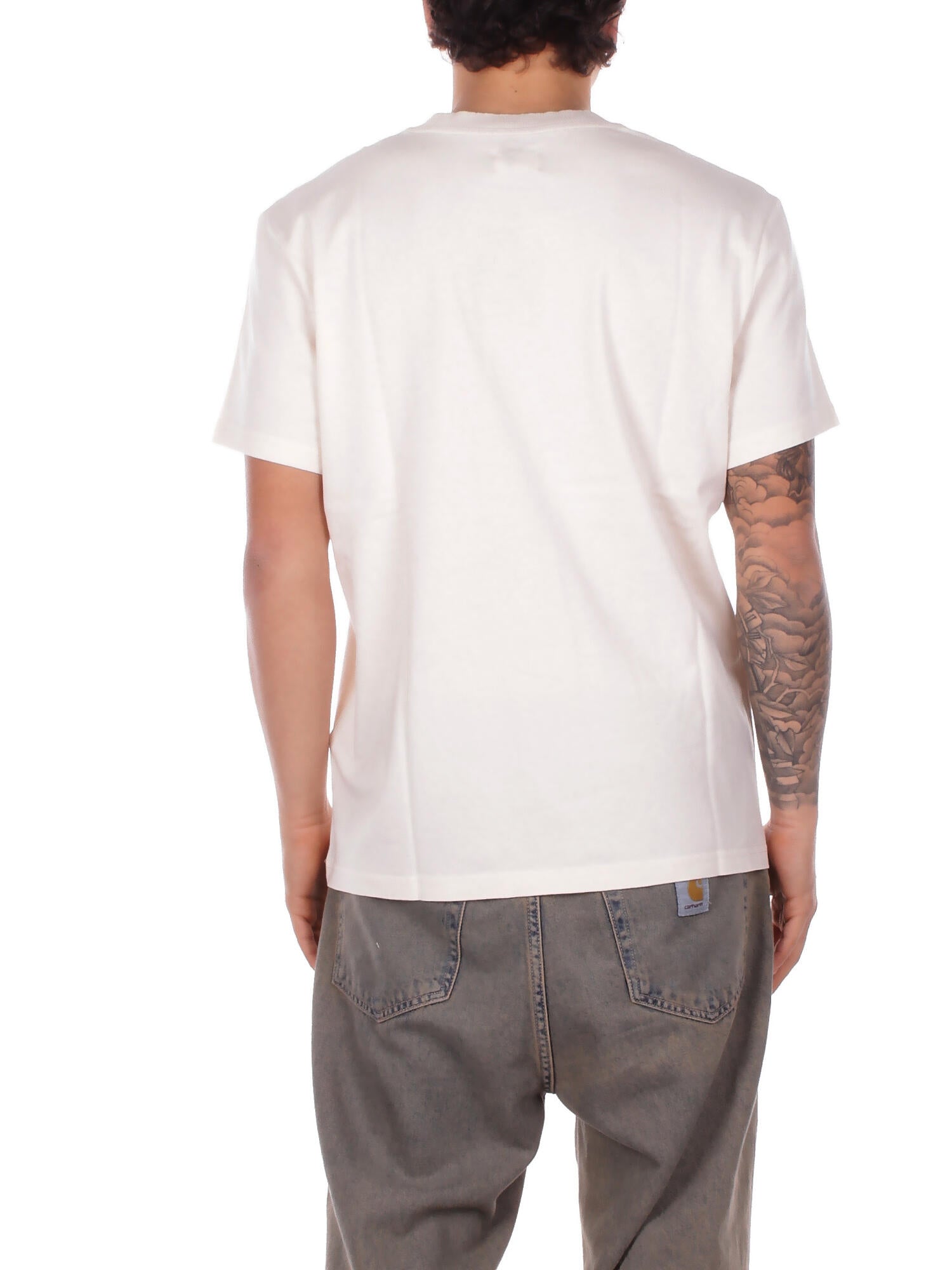 FAY Uomo T-shirt MPMB352119 TZGDB003 T-shirt archive Panna
