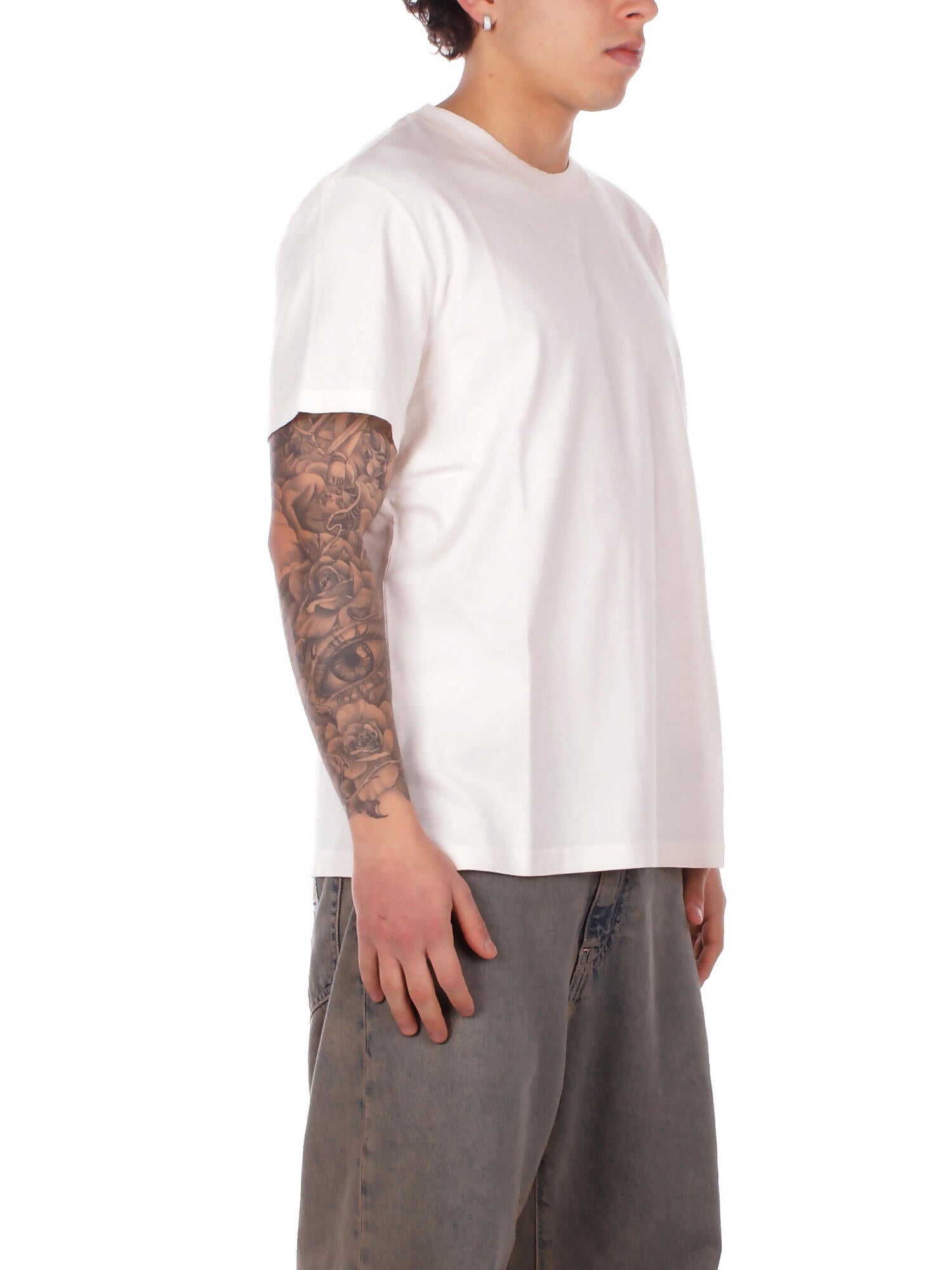 FAY Uomo T-shirt MPMB352119 TZGDB003 T-shirt archive Panna