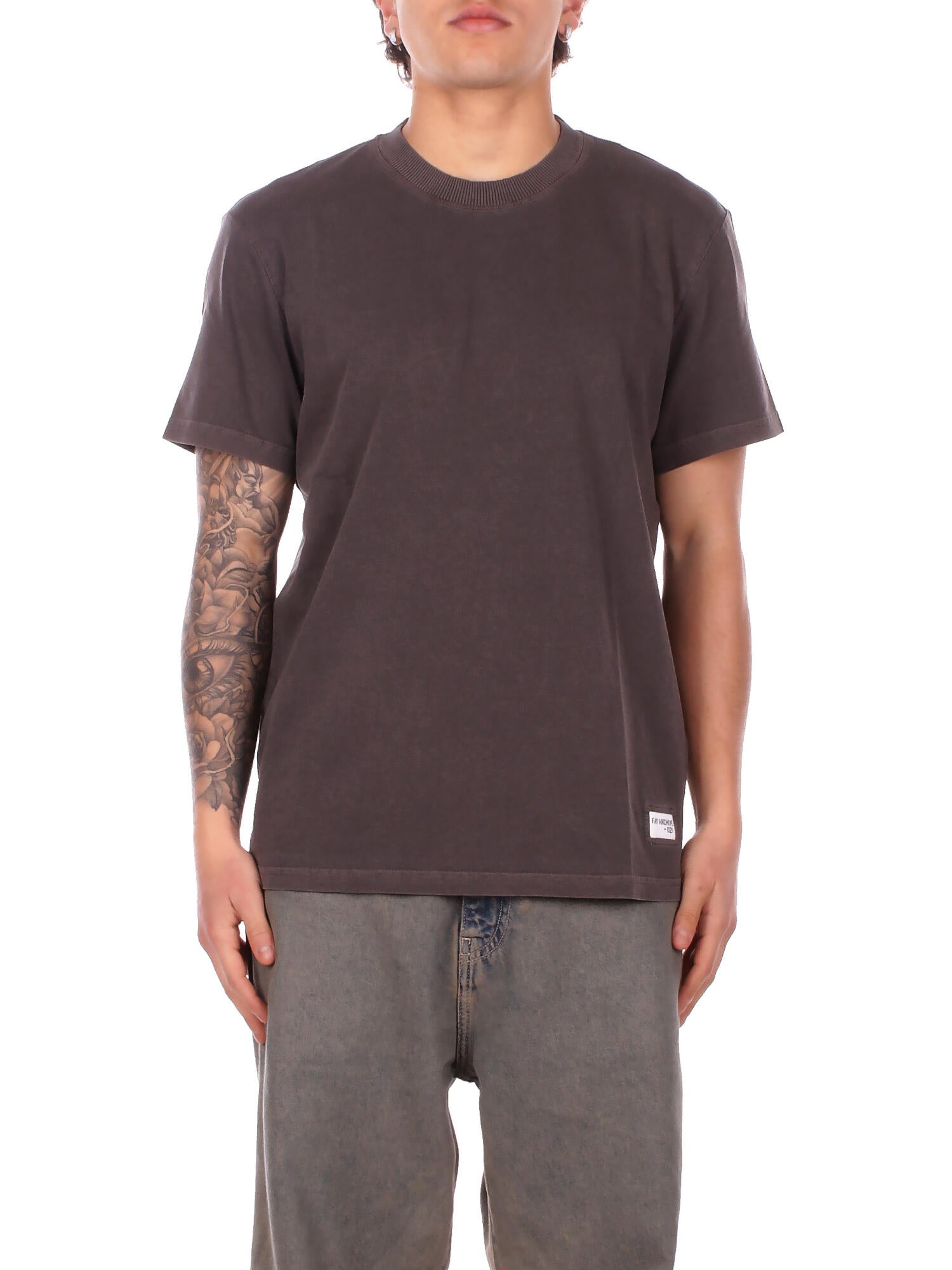 FAY Uomo T-shirt MPMB352119 TZGDS600 T-shirt archive Marrone chiaro