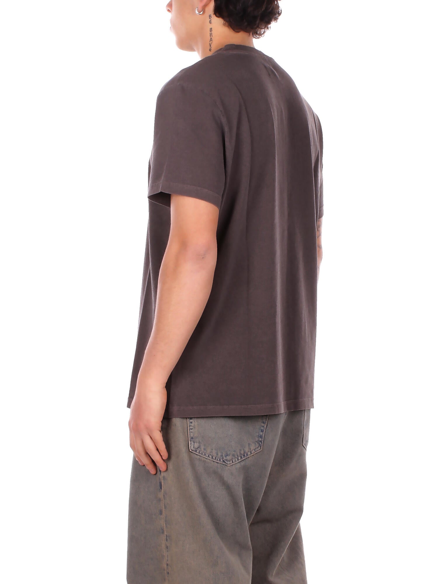 FAY Uomo T-shirt MPMB352119 TZGDS600 T-shirt archive Marrone chiaro