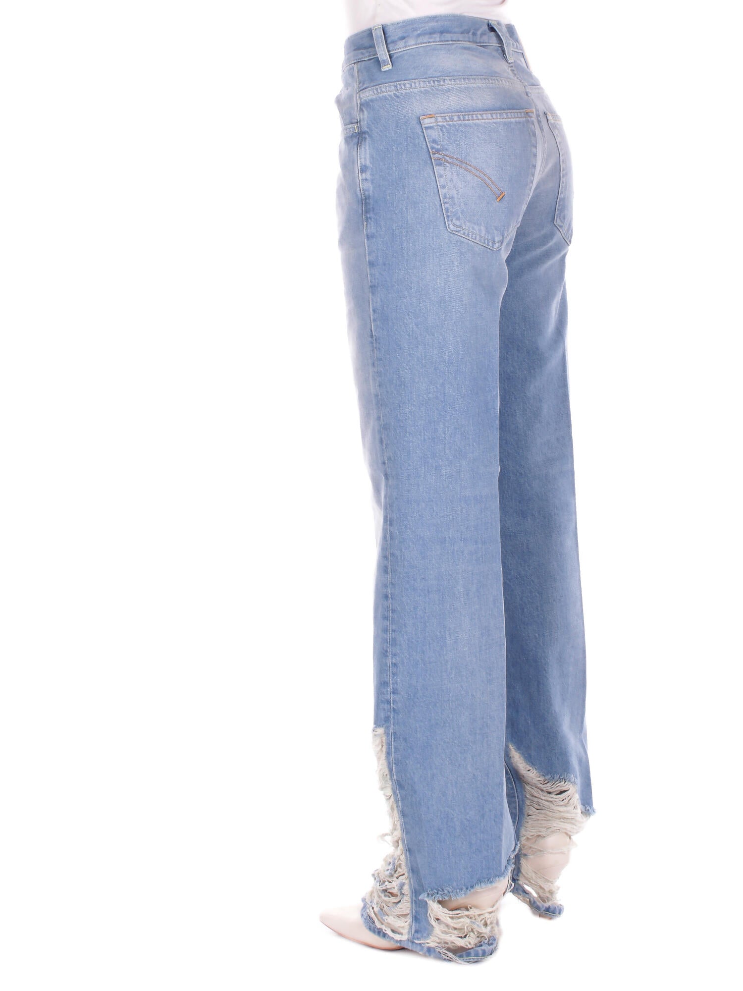 DONDUP Donna Jeans DP427DF0283D 800 Jeans 5tasche wide leg jacklyn Blu denim