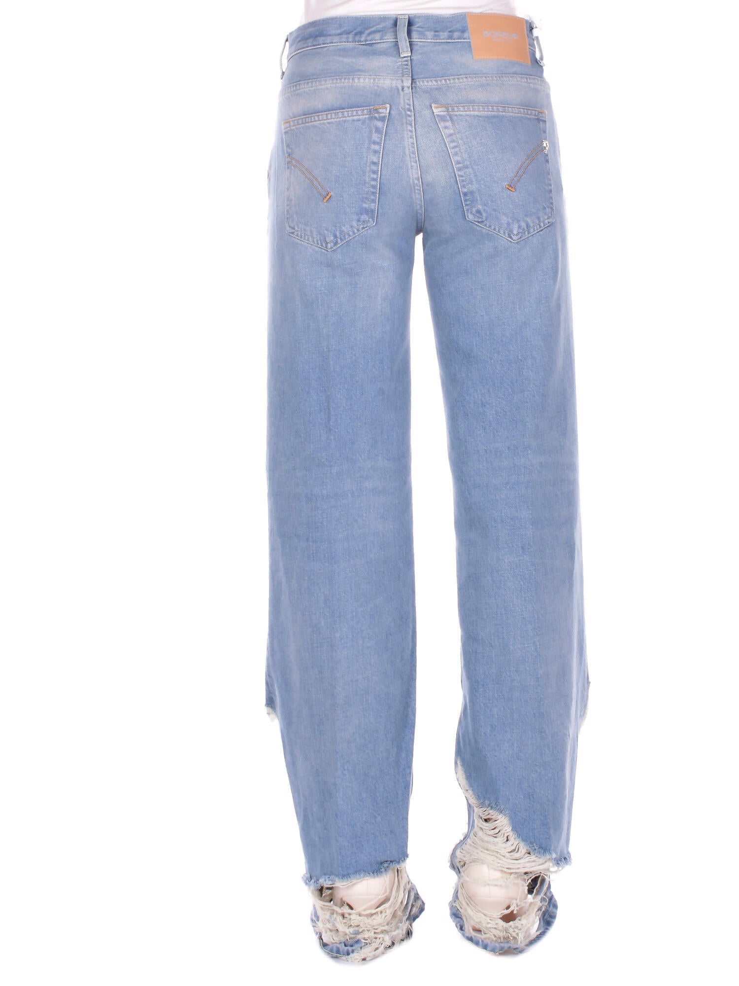 DONDUP Donna Jeans DP427DF0283D 800 Jeans 5tasche wide leg jacklyn Blu denim