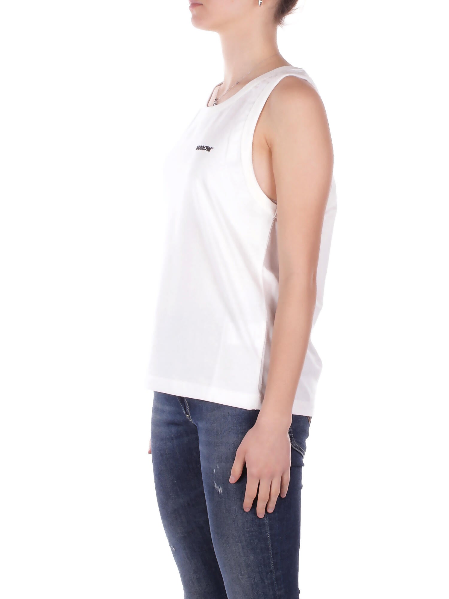 BARROW Unisex Canotta S6BWUATA008 412 Jersey tank top Panna