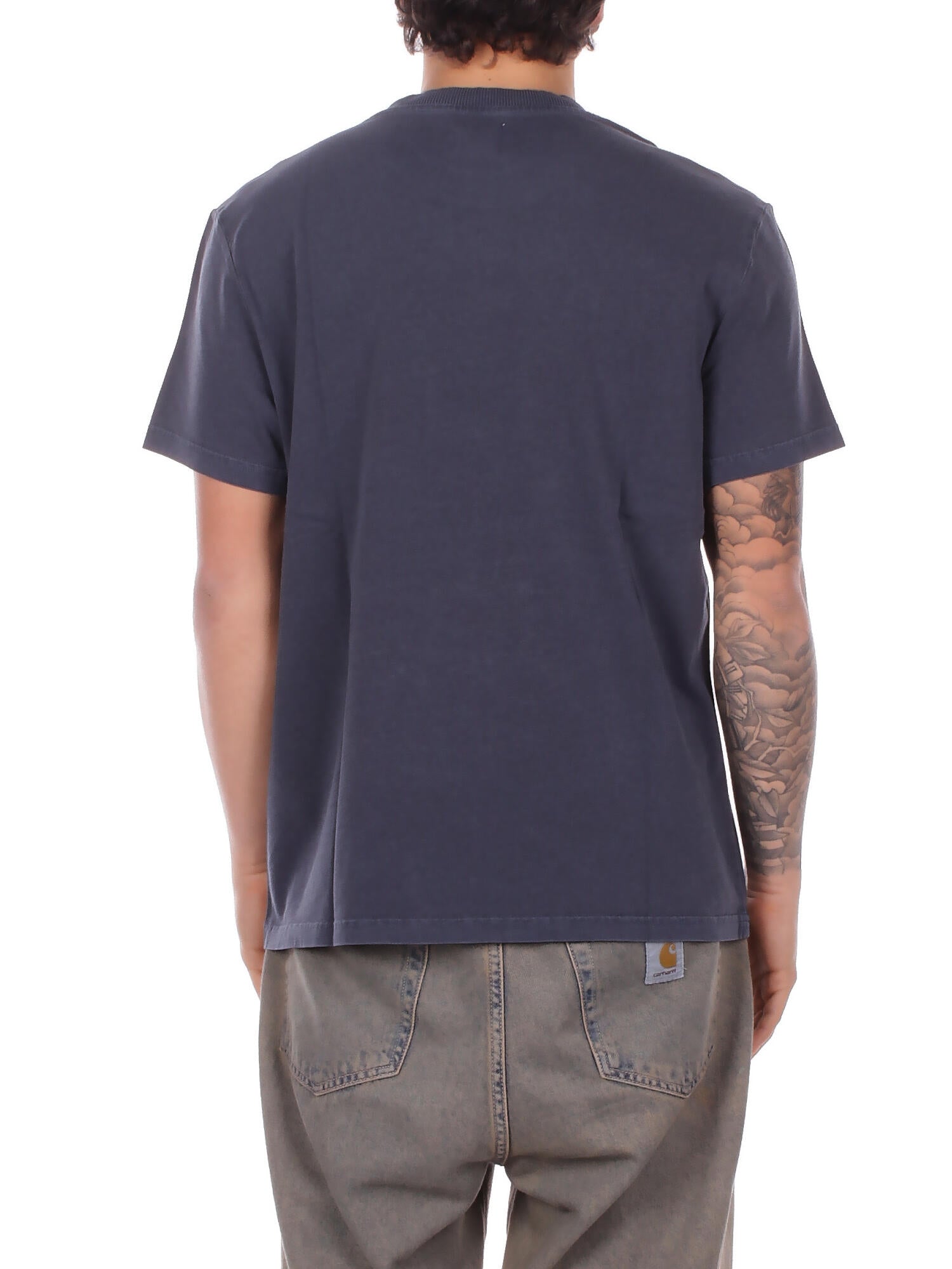 FAY Uomo T-shirt MPMB352119 TZGDU807 T-shirt archive Blu navy
