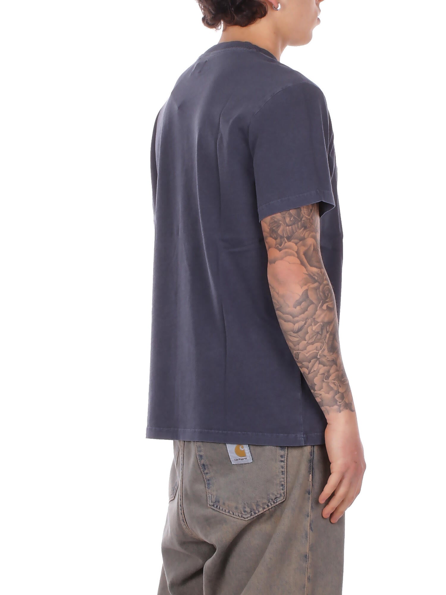 FAY Uomo T-shirt MPMB352119 TZGDU807 T-shirt archive Blu navy