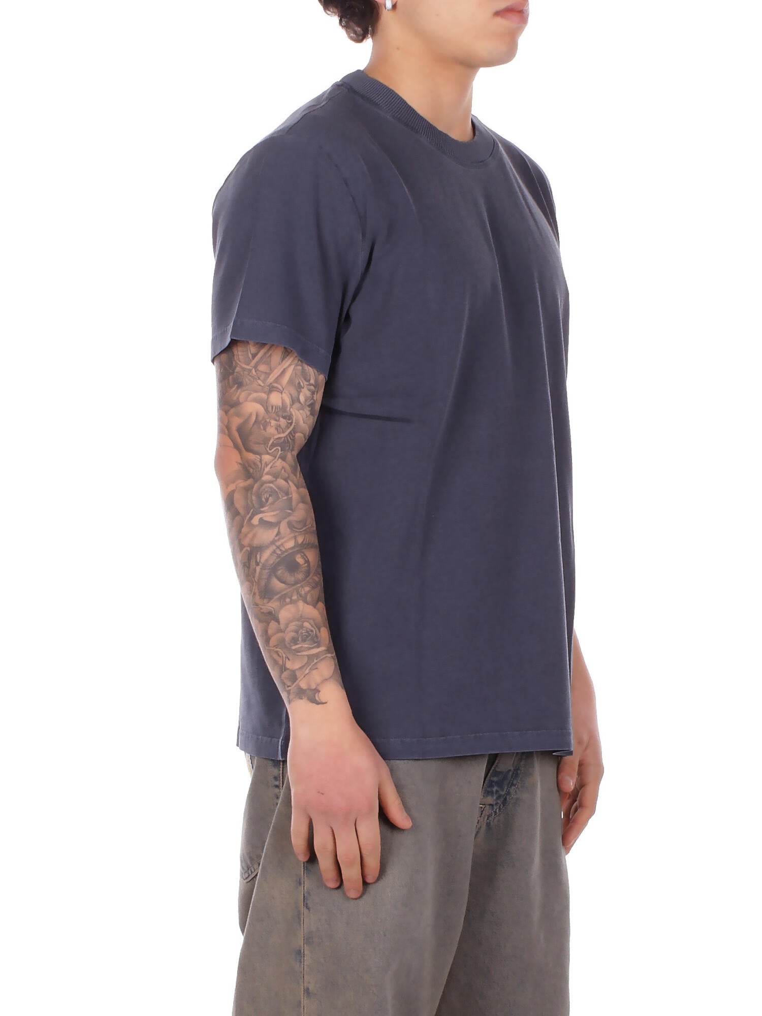 FAY Uomo T-shirt MPMB352119 TZGDU807 T-shirt archive Blu navy
