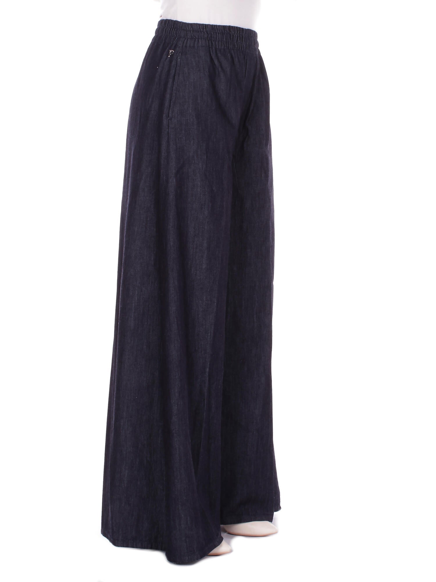 DONDUP Donna Pantalone DP857DFE323D 800 Pant jogger roos in dnm Blu denim