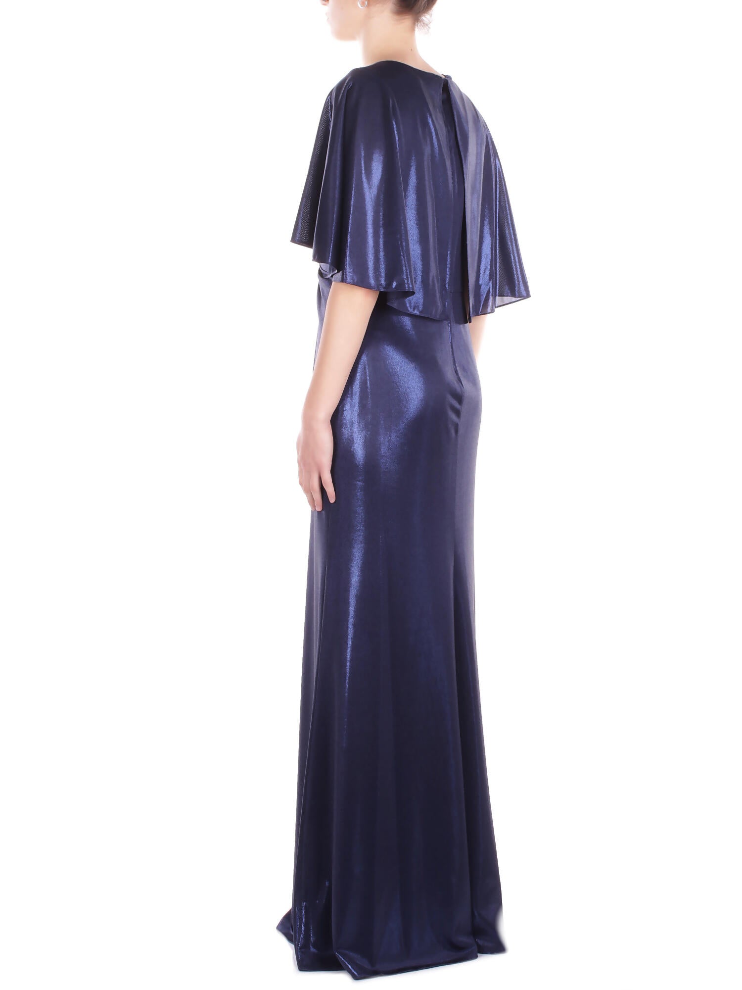 RALPH LAUREN Donna Abito 253P04061 003 Phinya short sleeve gown Navy