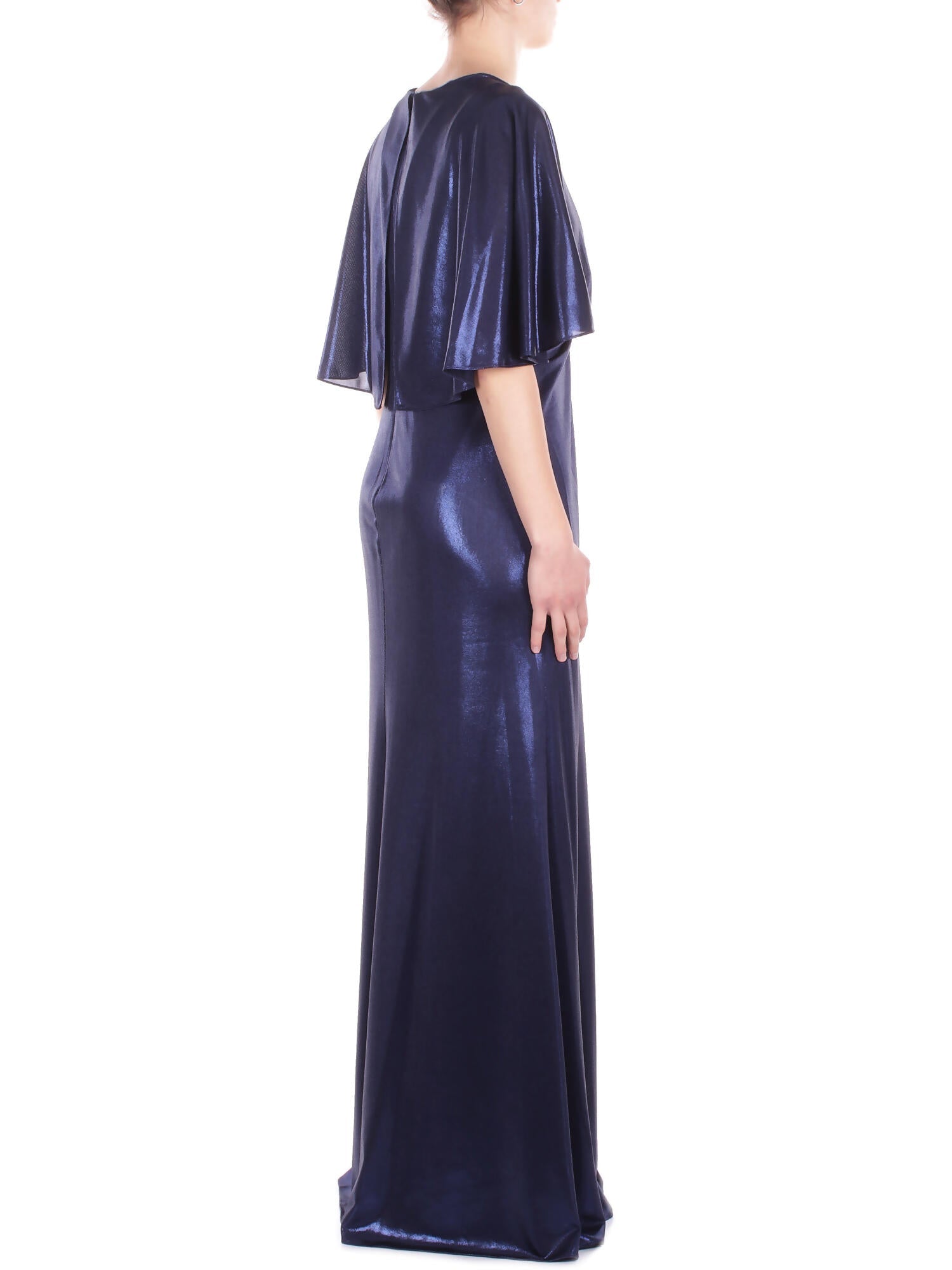 RALPH LAUREN Donna Abito 253P04061 003 Phinya short sleeve gown Navy