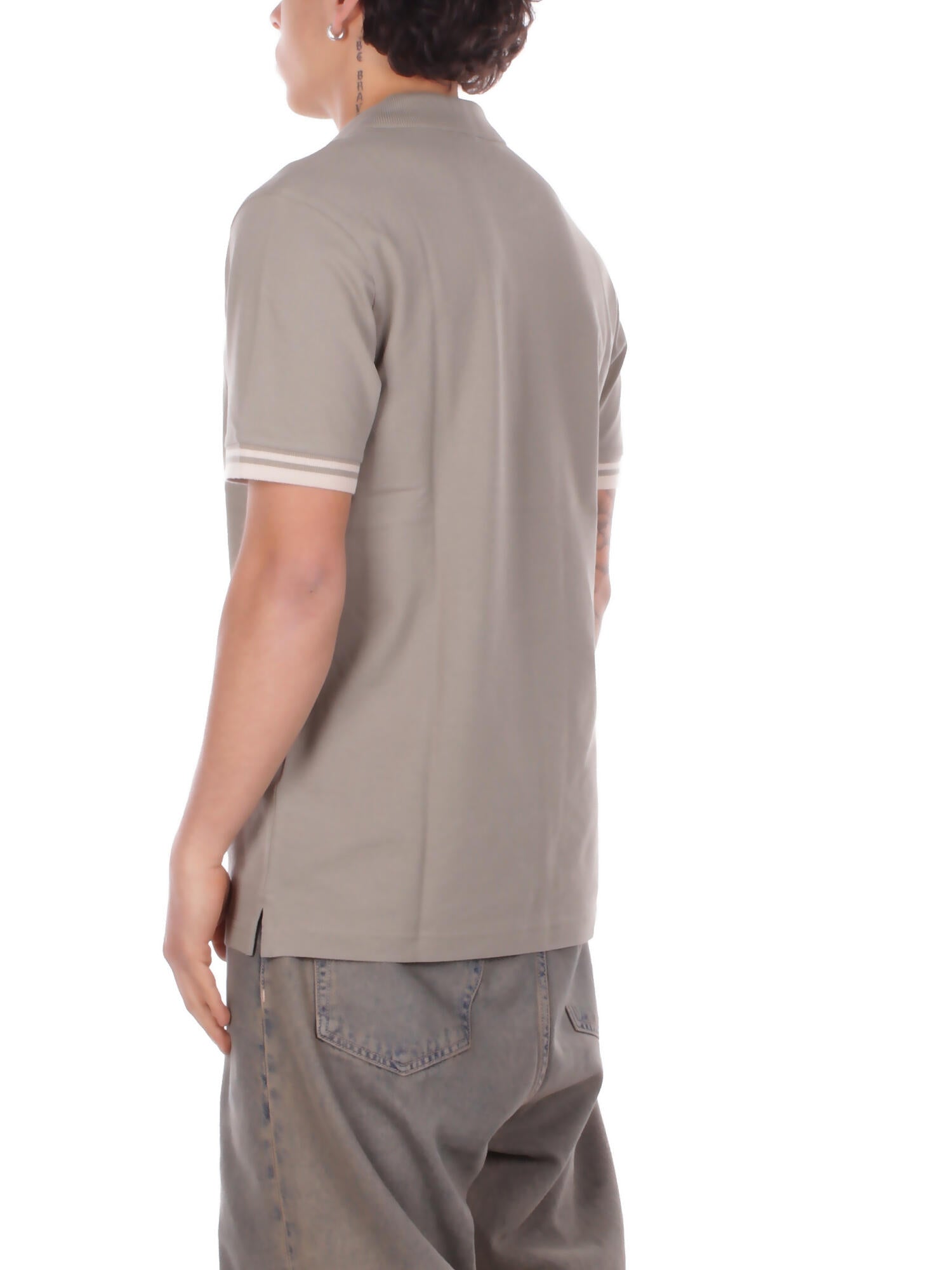 FAY Uomo Polo NPMB252141 STDWV618 Polo senza bot piquet str Tortora