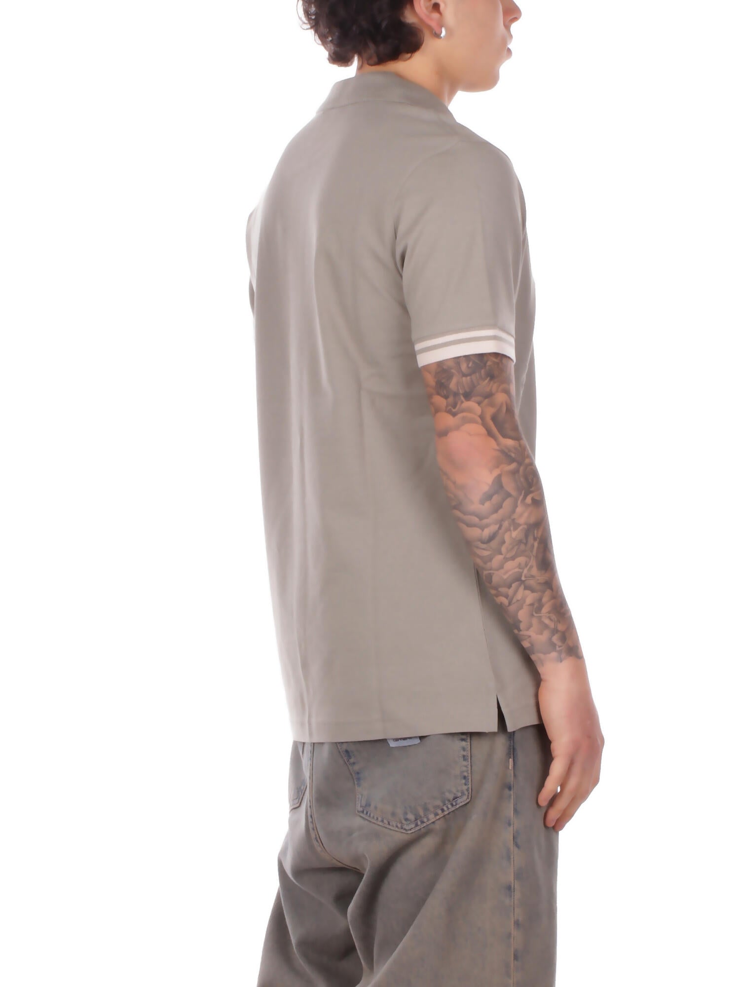 FAY Uomo Polo NPMB252141 STDWV618 Polo senza bot piquet str Tortora