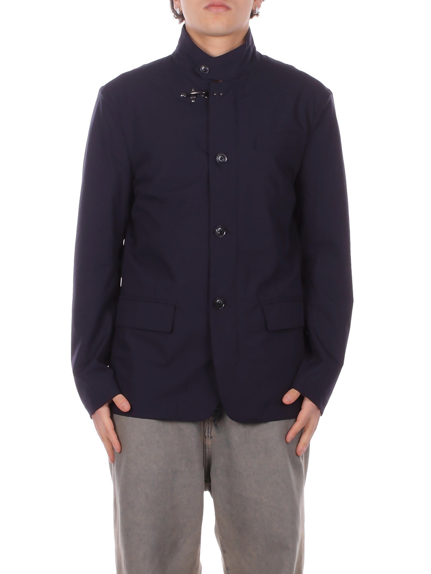 FAY Uomo Giubbotto NAM1952029 SVUWU807 Fay travel duty jkt stretctrav Blu navy