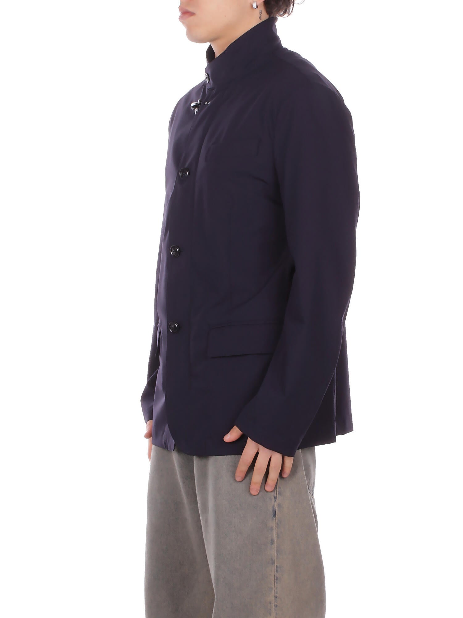FAY Uomo Giubbotto NAM1952029 SVUWU807 Fay travel duty jkt stretctrav Blu navy