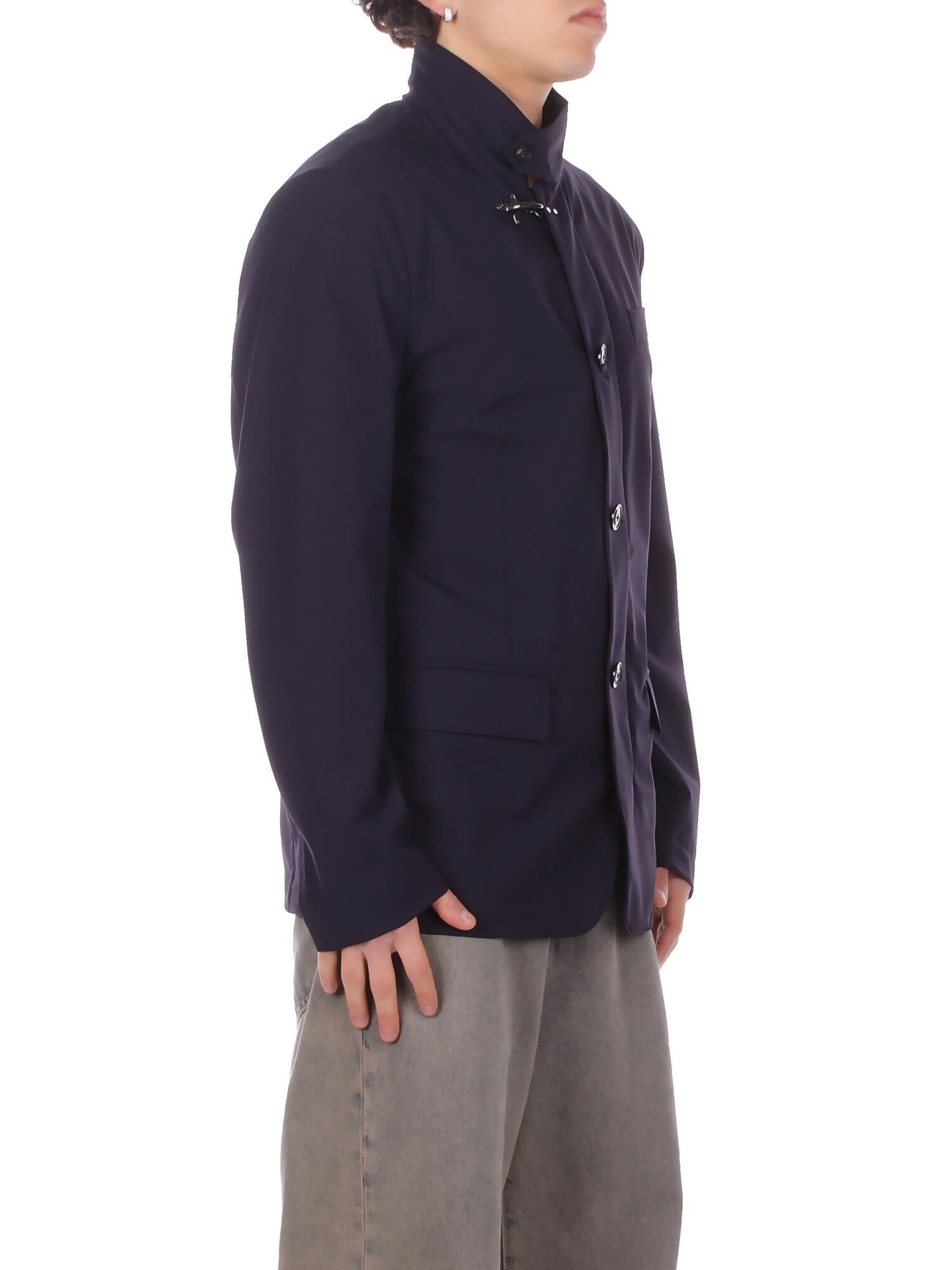 FAY Uomo Giubbotto NAM1952029 SVUWU807 Fay travel duty jkt stretctrav Blu navy