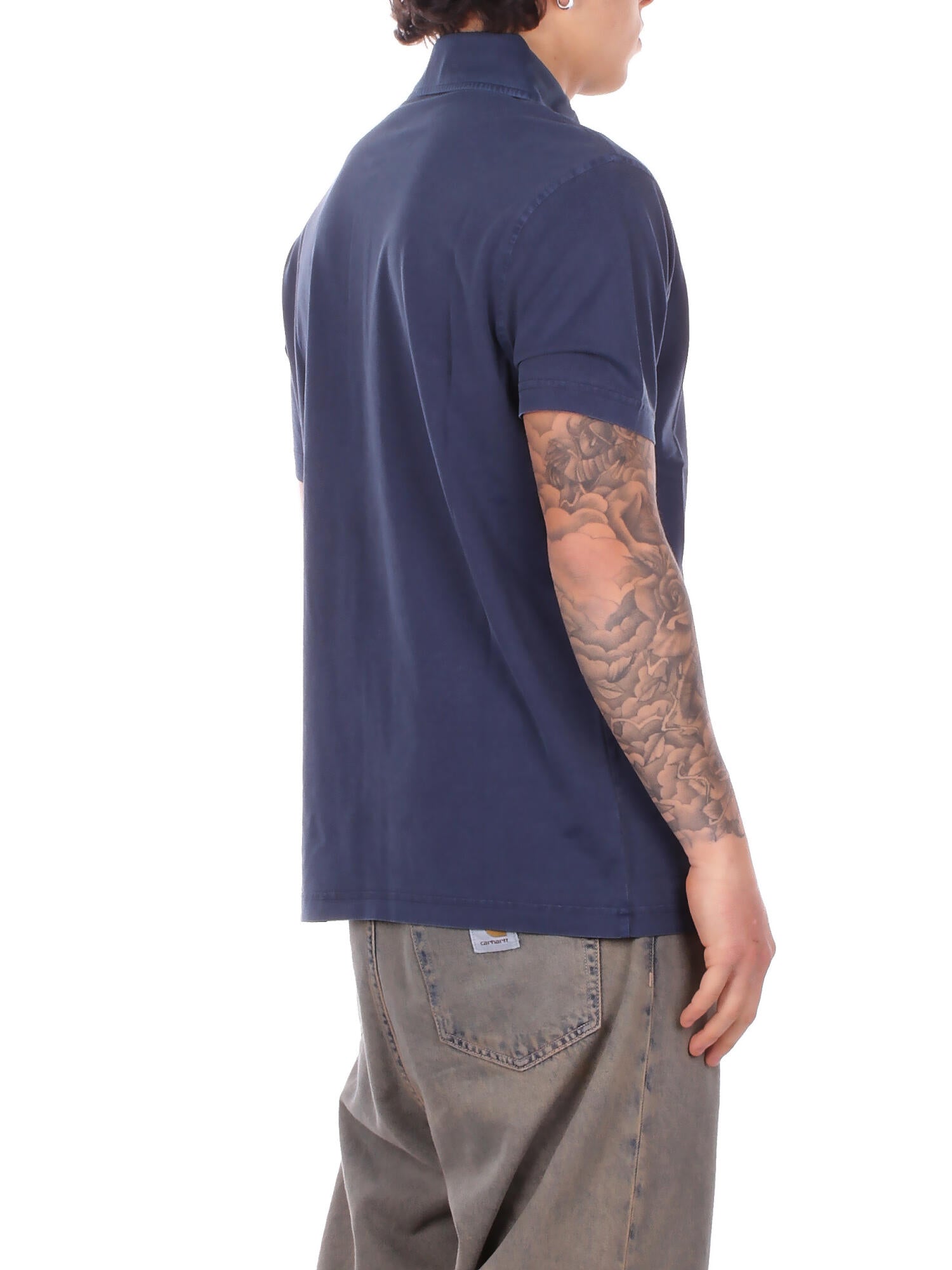 FAY Uomo Polo NPMB252143 TUY1U811 Polo fay jersey fros embroider Baltic