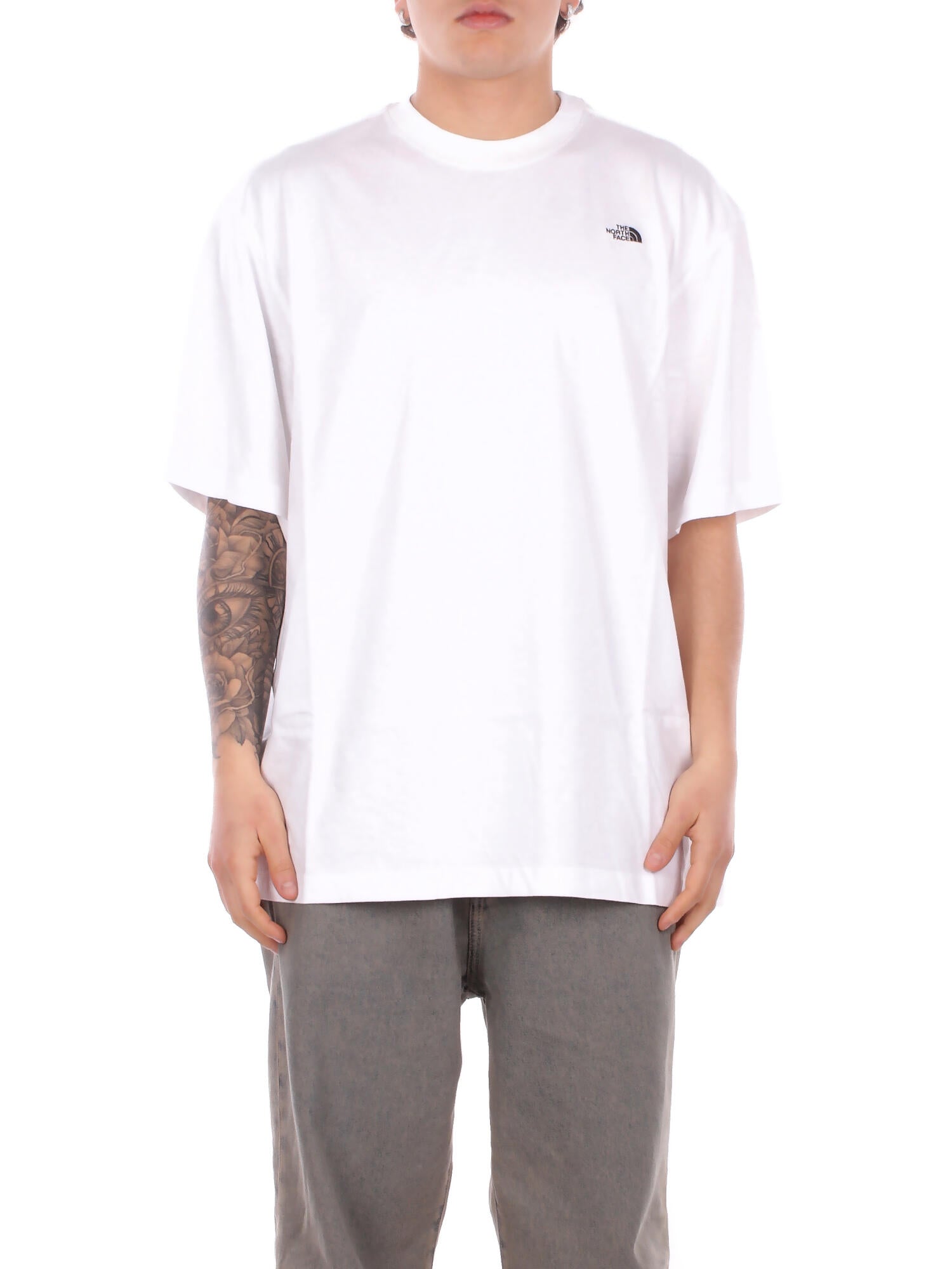 THE NORTH FACE Uomo T-shirt NF0A8EVW FN41 M tnf essential simple dome os White