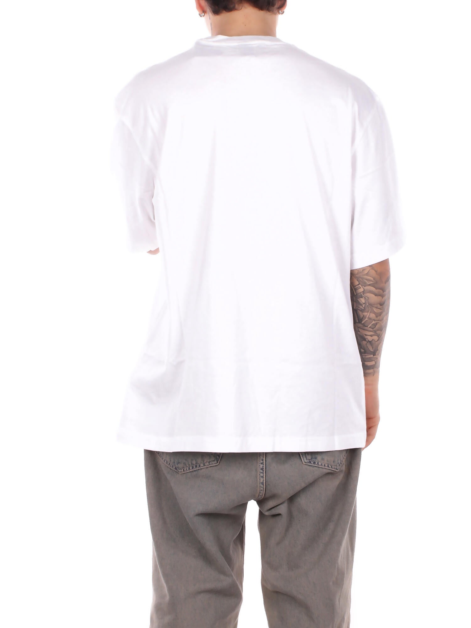 THE NORTH FACE Uomo T-shirt NF0A8EVW FN41 M tnf essential simple dome os White