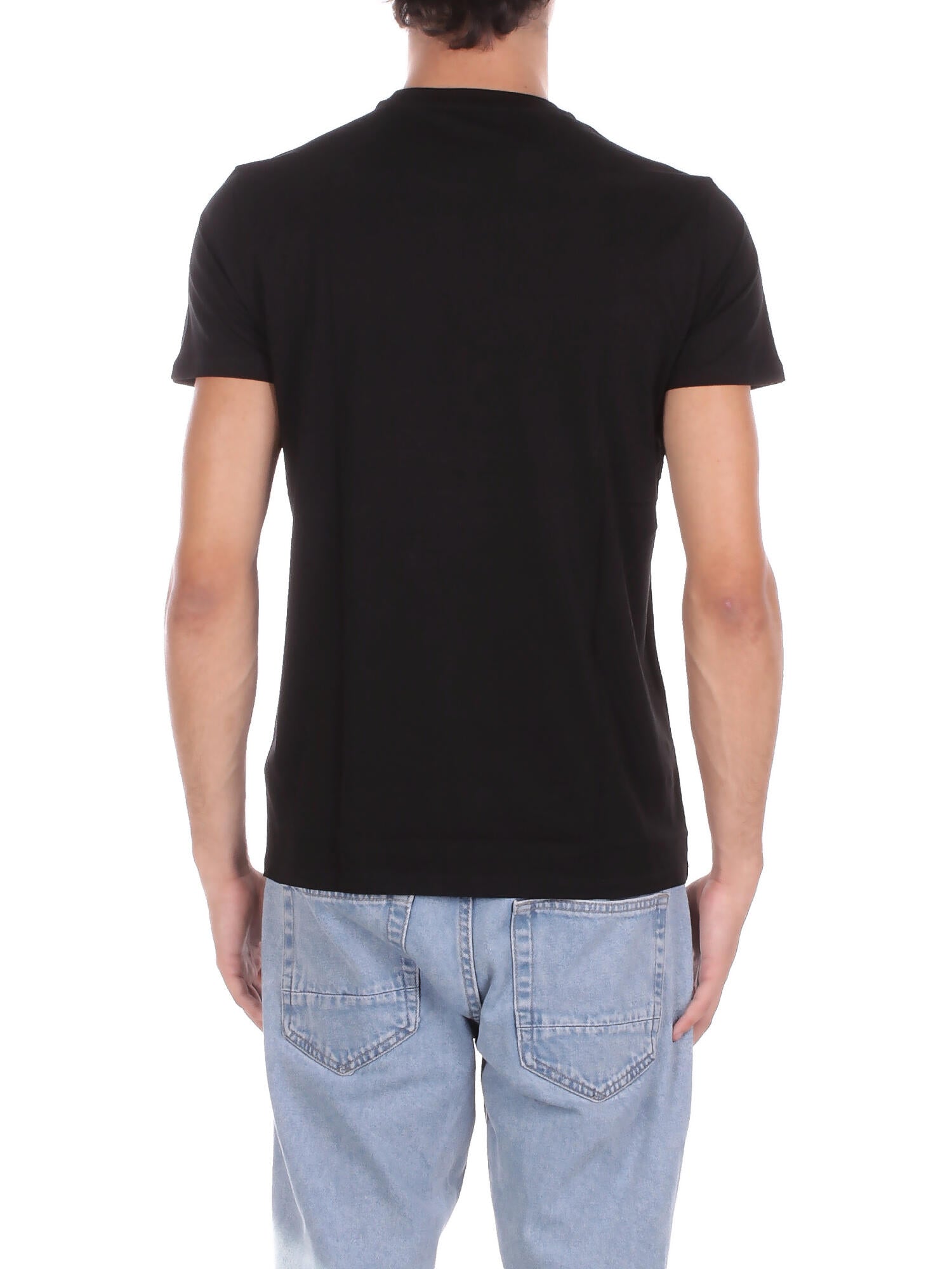 LACOSTE Uomo T-shirt TH6709 031 Tee shirt Nero
