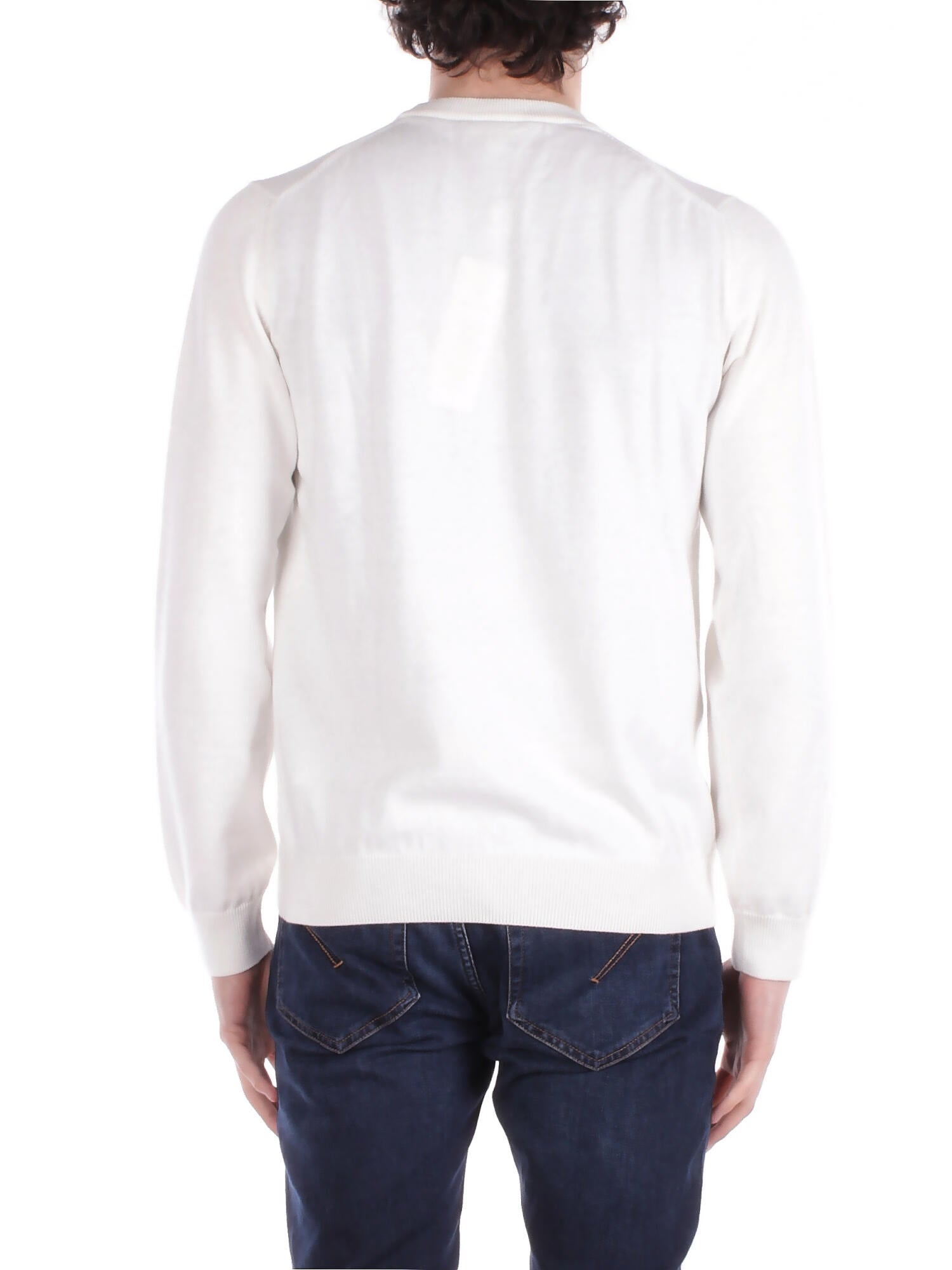 LACOSTE Uomo Maglia AH0128 70V Pullover Farina
