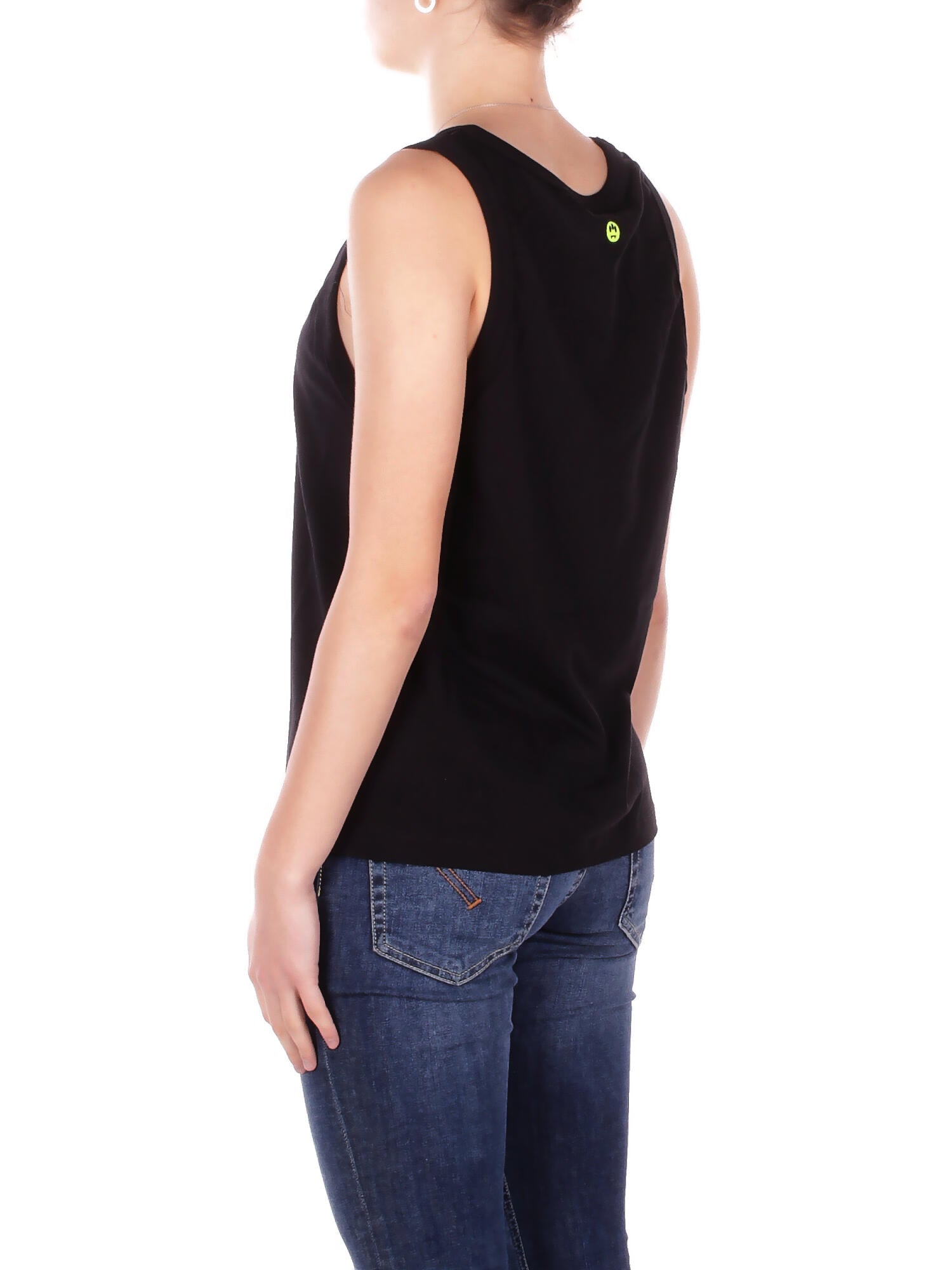 BARROW Unisex Canotta S6BWUATA008 110 Jersey tank top Nero
