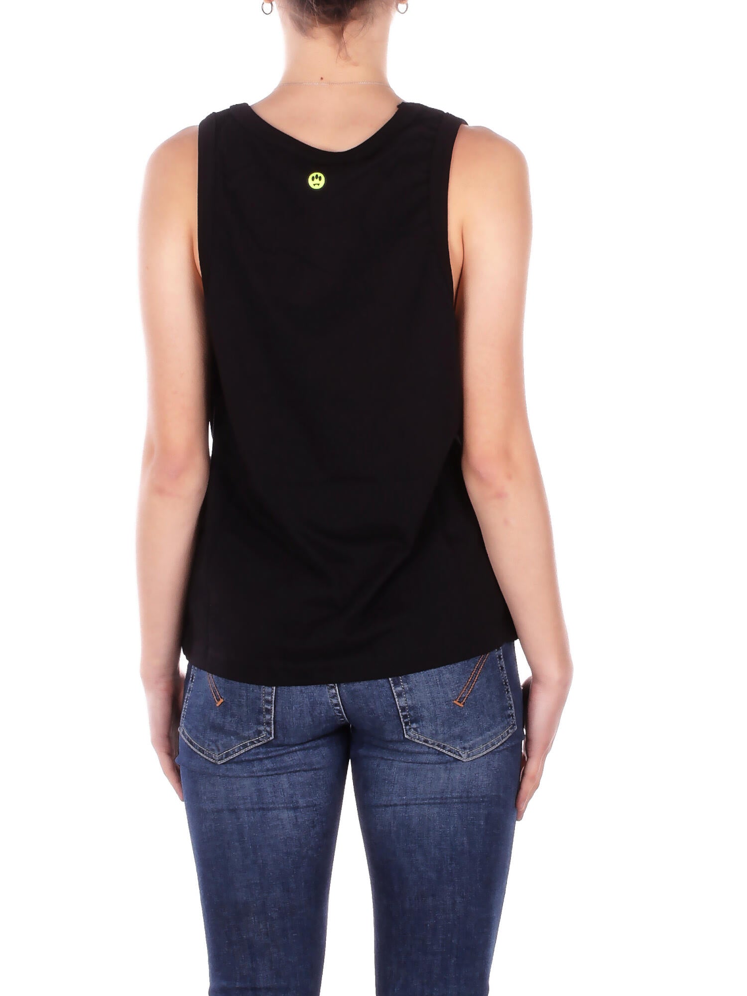 BARROW Unisex Canotta S6BWUATA008 110 Jersey tank top Nero