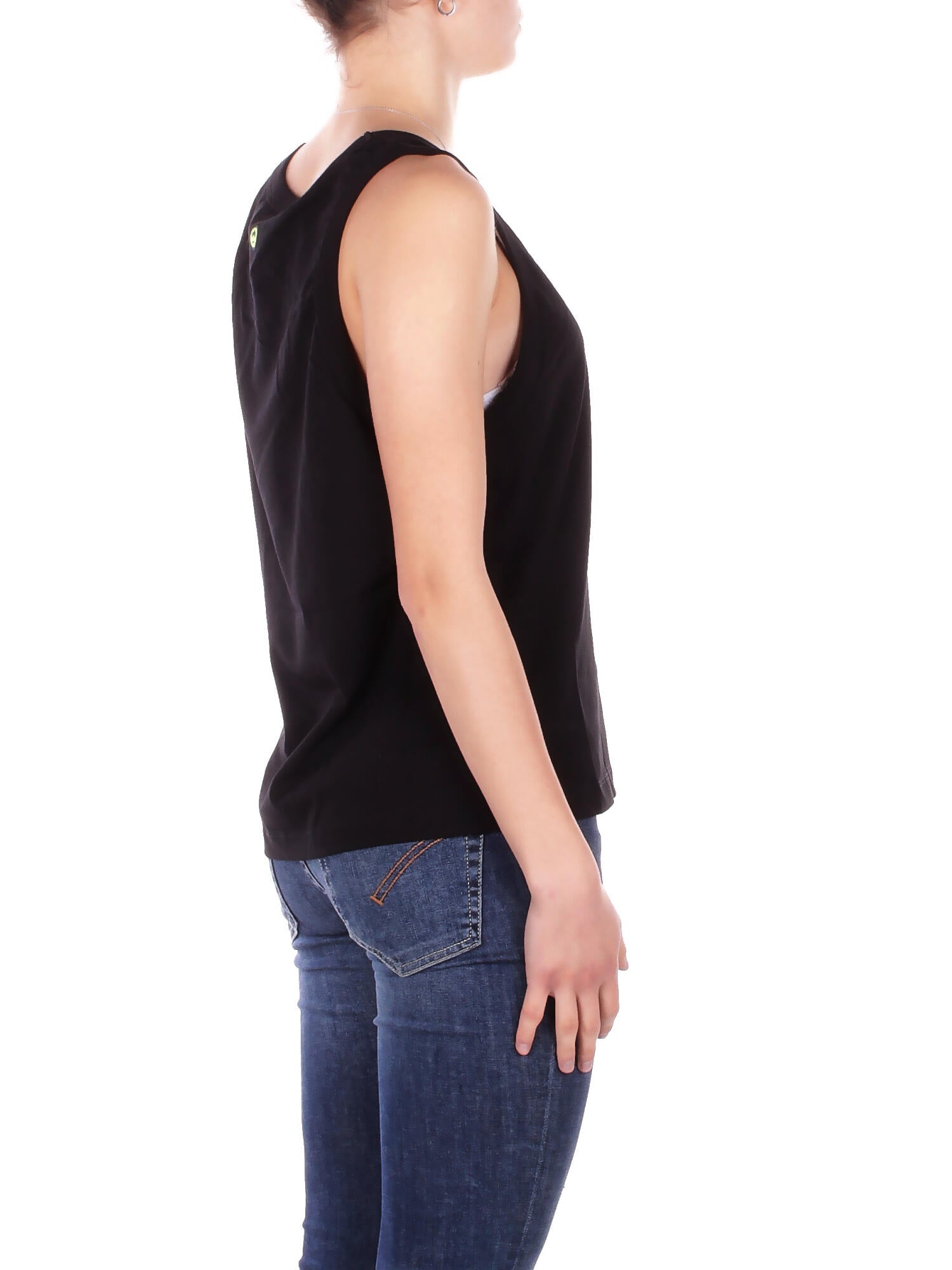 BARROW Unisex Canotta S6BWUATA008 110 Jersey tank top Nero