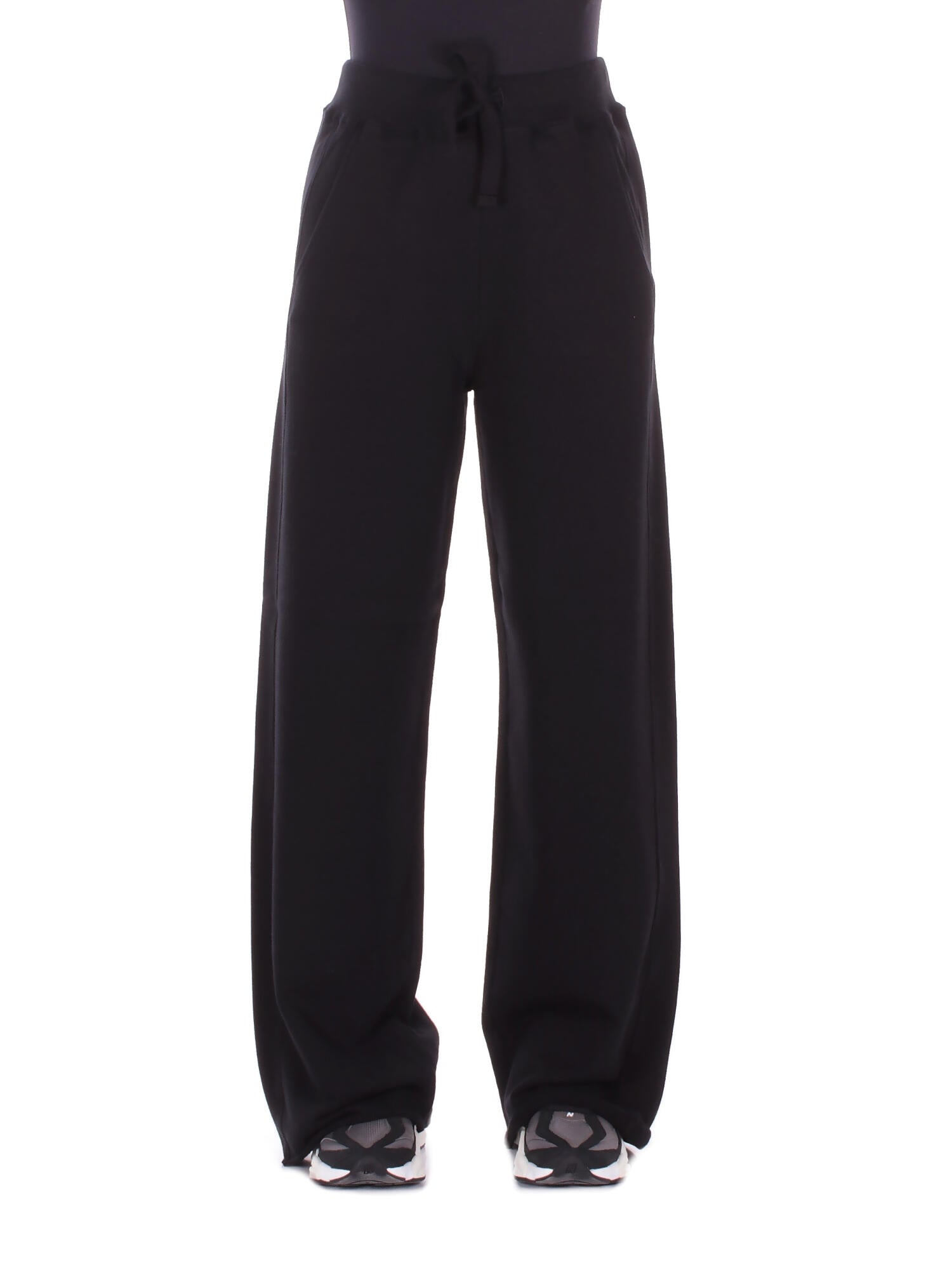 DONDUP Donna Pantalone DP860KF0254D 999 Pantalone in felpa Nero