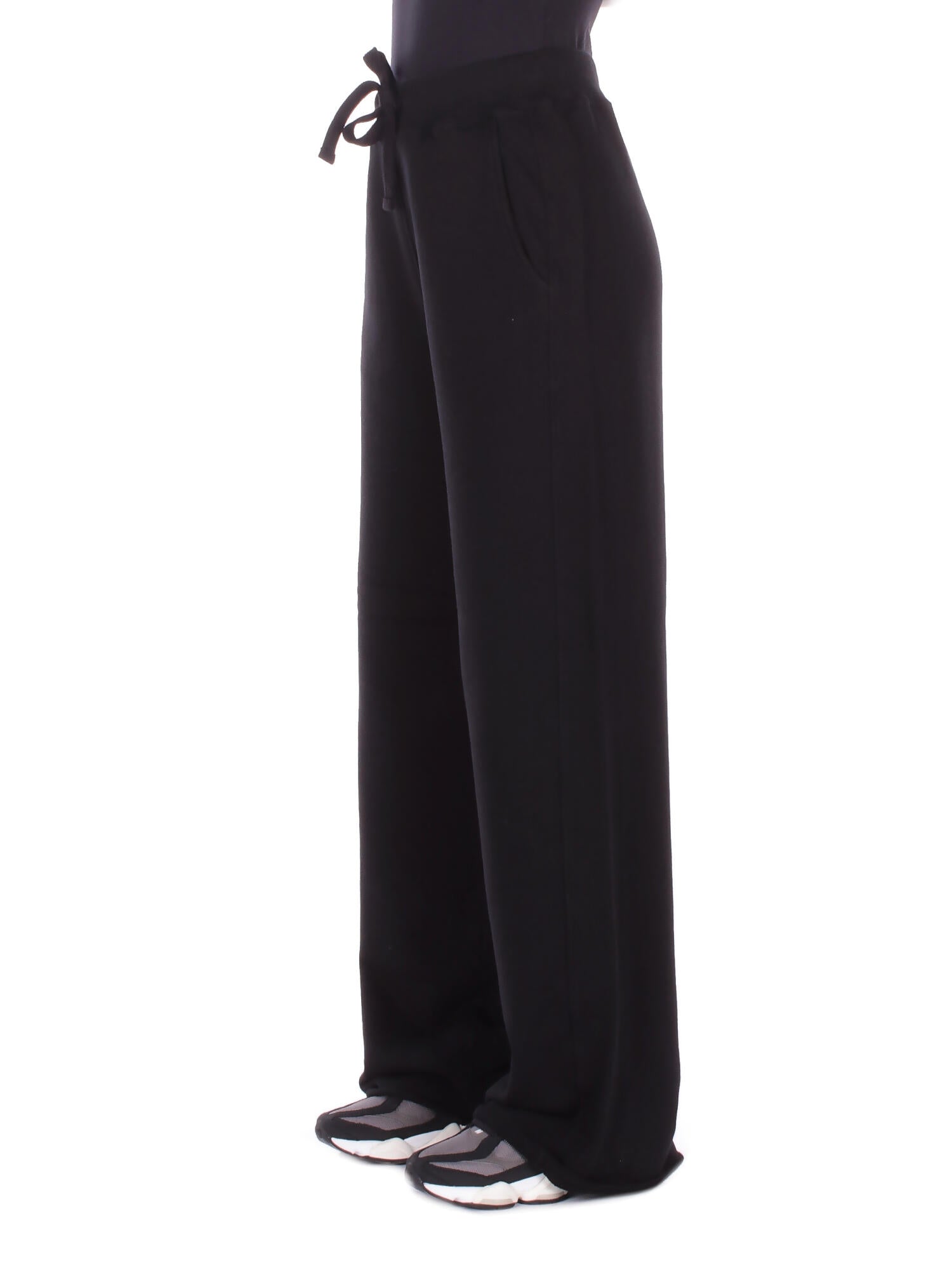 DONDUP Donna Pantalone DP860KF0254D 999 Pantalone in felpa Nero