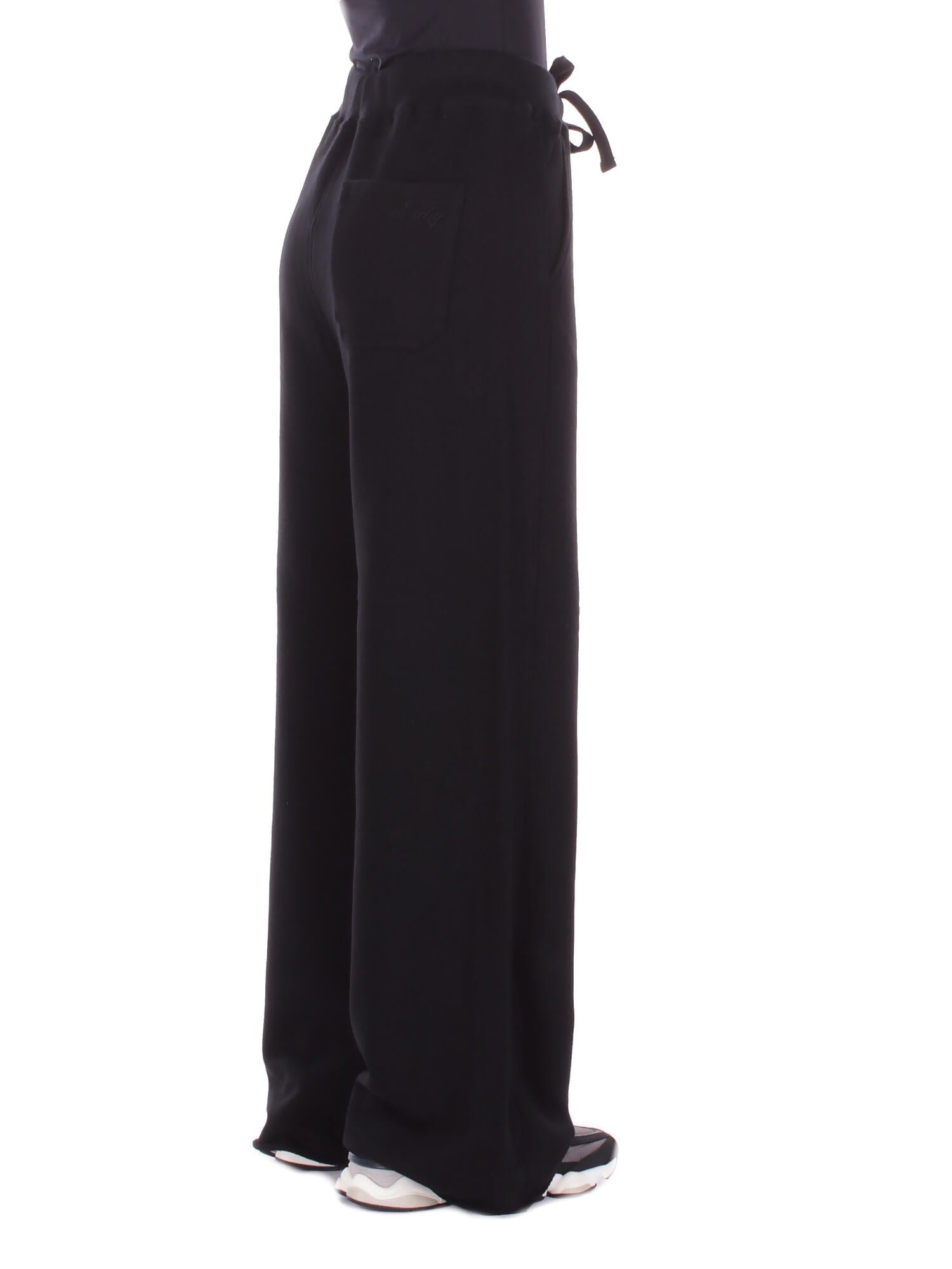 DONDUP Donna Pantalone DP860KF0254D 999 Pantalone in felpa Nero