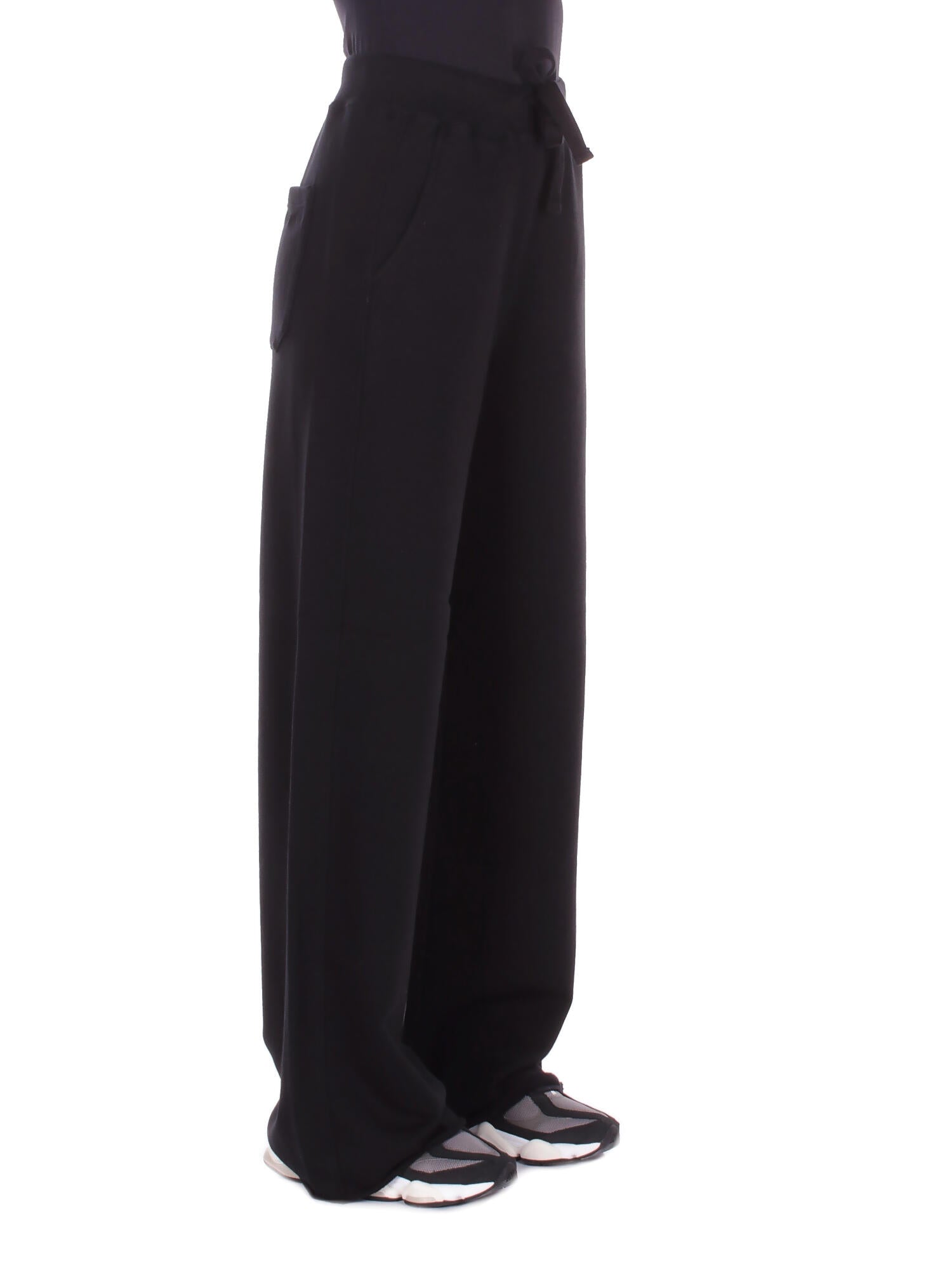 DONDUP Donna Pantalone DP860KF0254D 999 Pantalone in felpa Nero