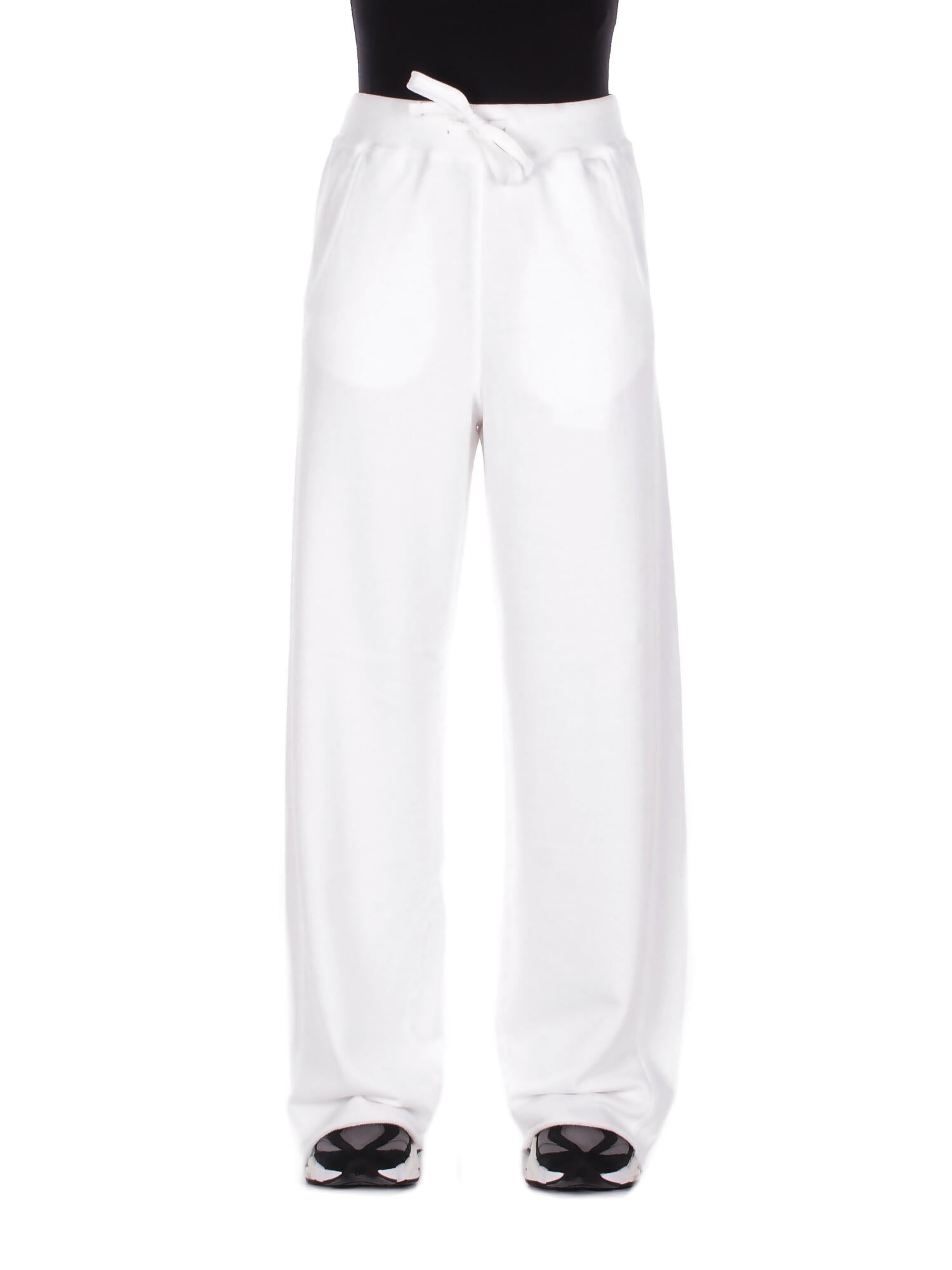 DONDUP Donna Pantalone DP860KF0254D 000 Pantalone in felpa Bianco