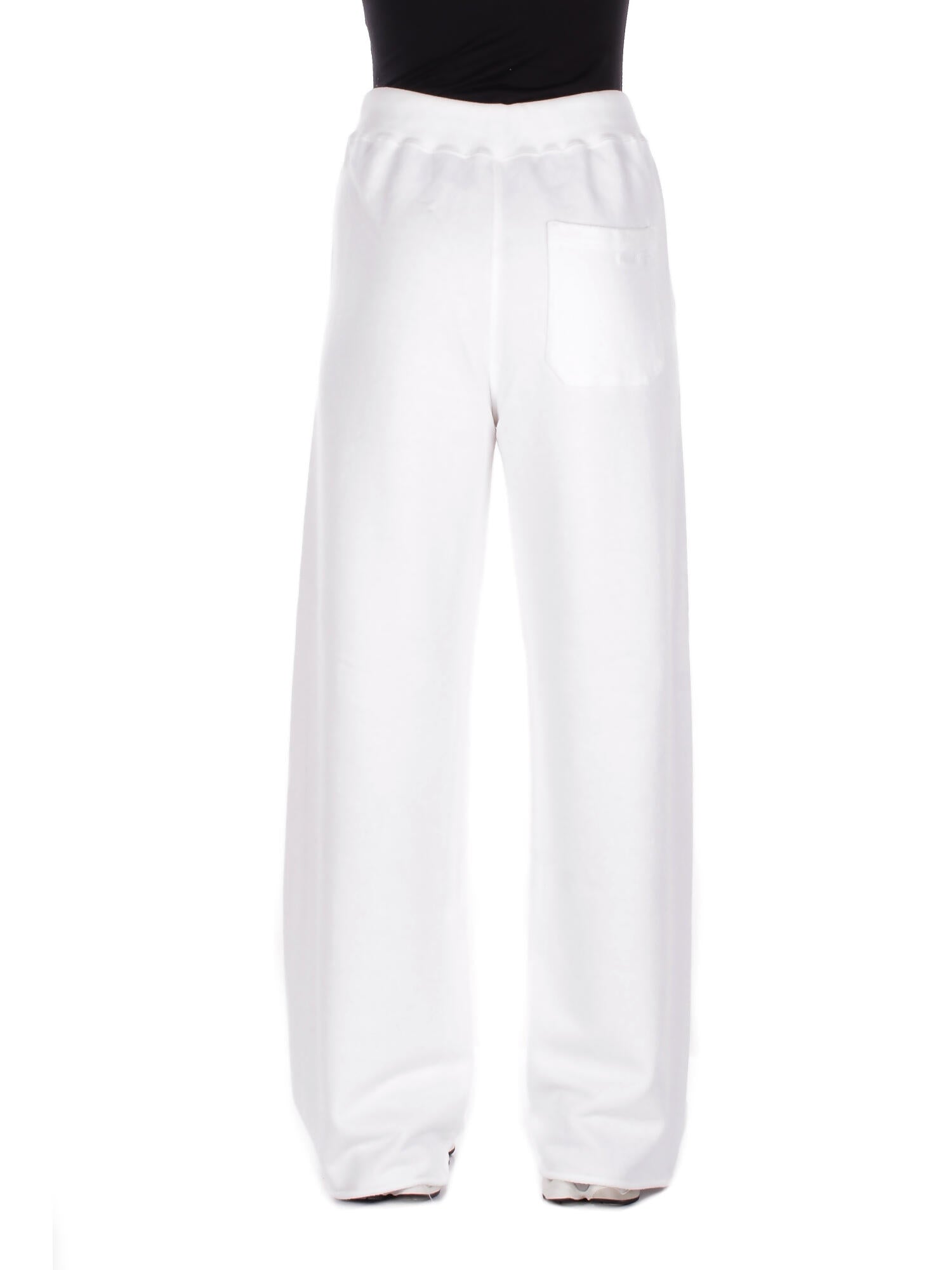 DONDUP Donna Pantalone DP860KF0254D 000 Pantalone in felpa Bianco