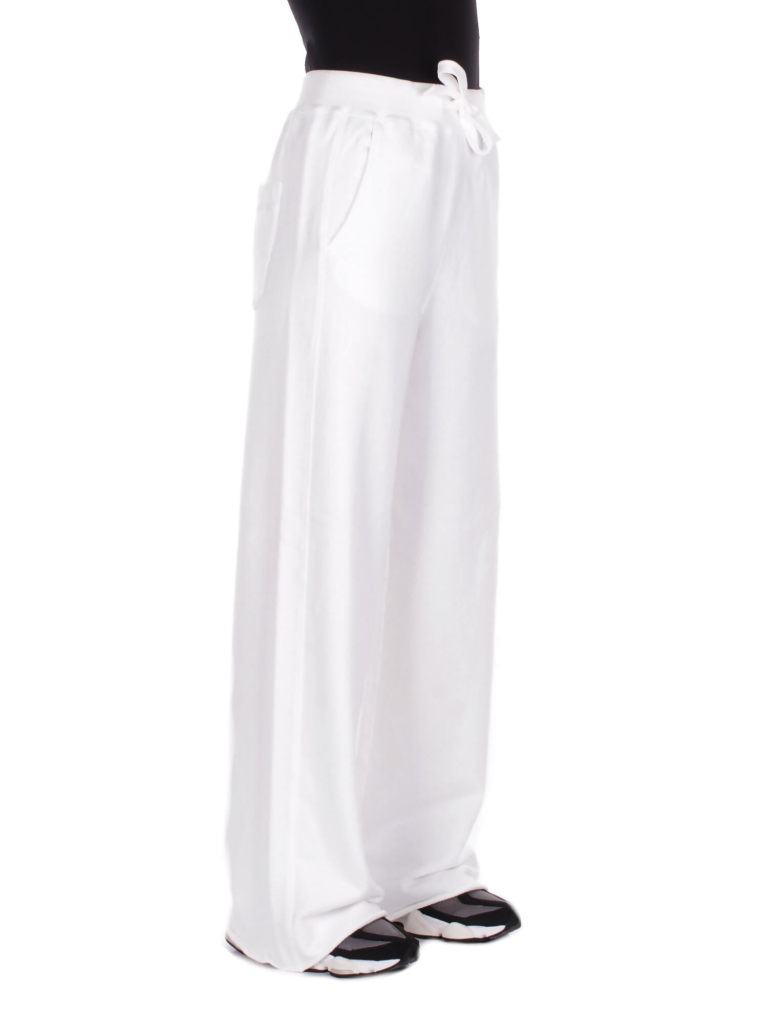 DONDUP Donna Pantalone DP860KF0254D 000 Pantalone in felpa Bianco