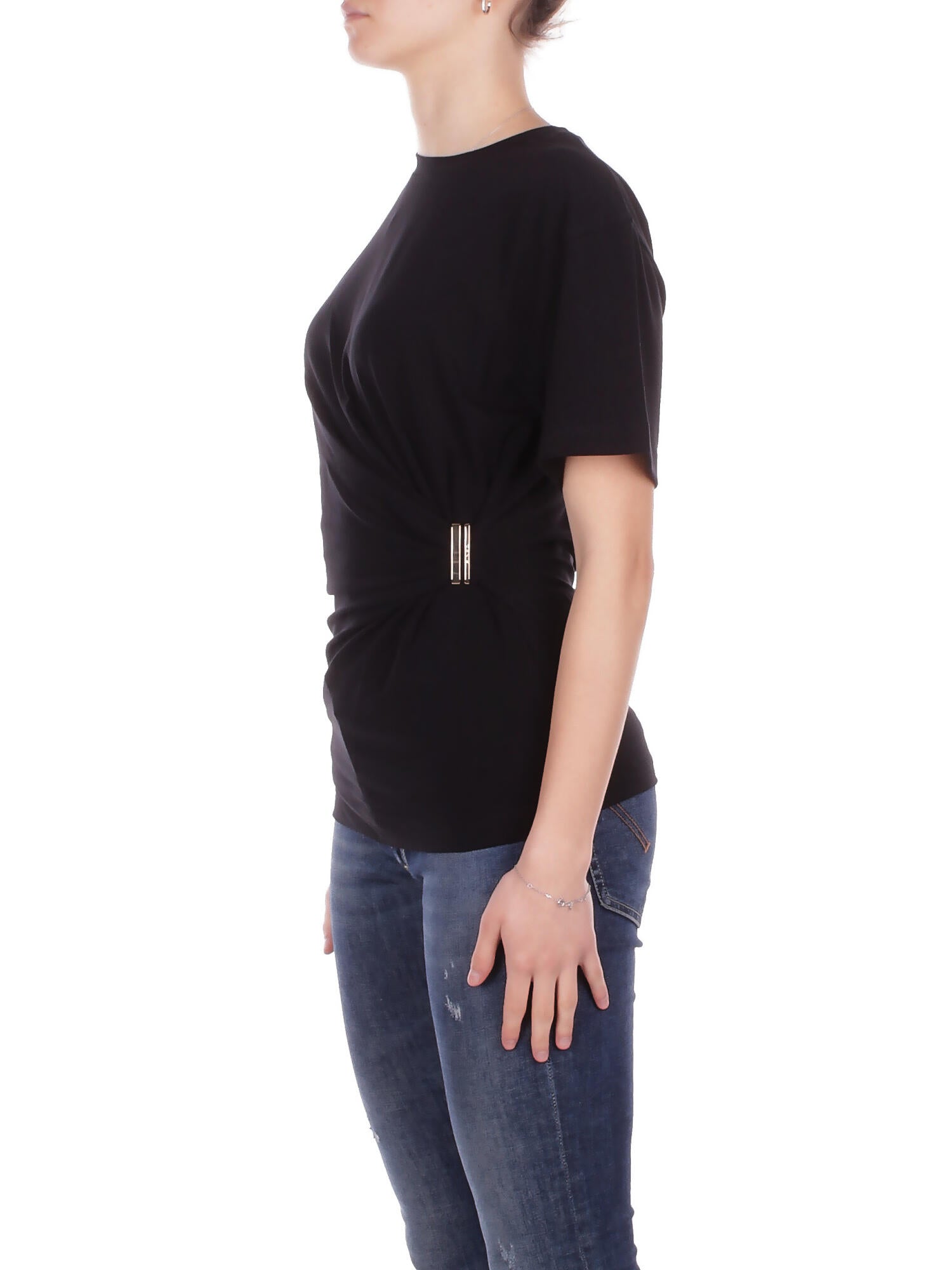 PINKO Donna Maglia 106455A35D Z99 Mary maglia jersey cotone Nero