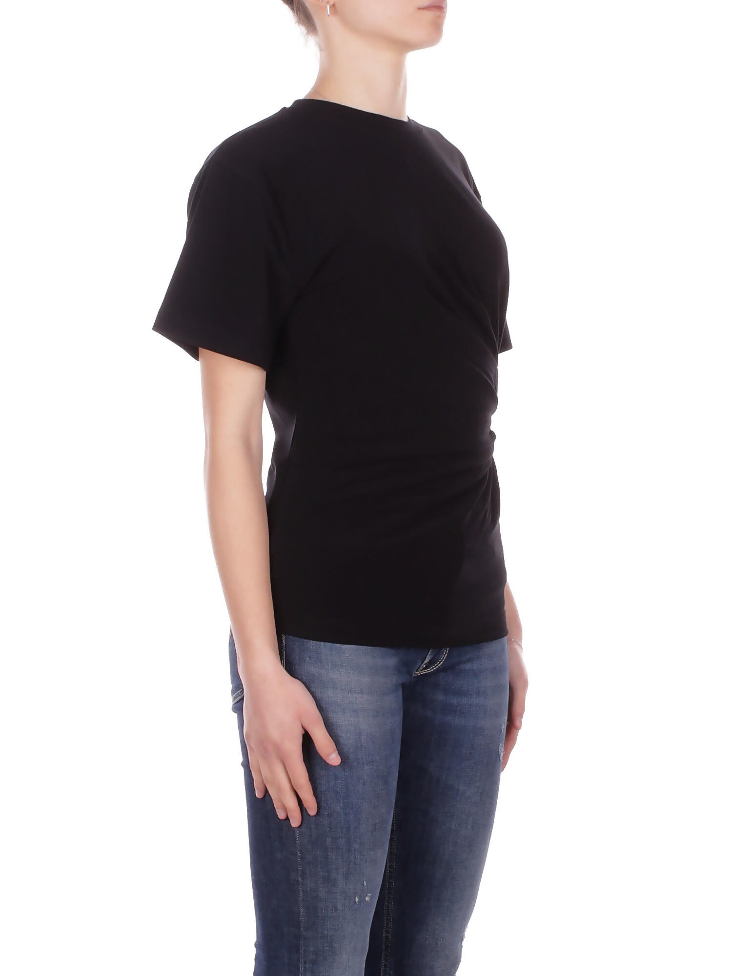PINKO Donna Maglia 106455A35D Z99 Mary maglia jersey cotone Nero
