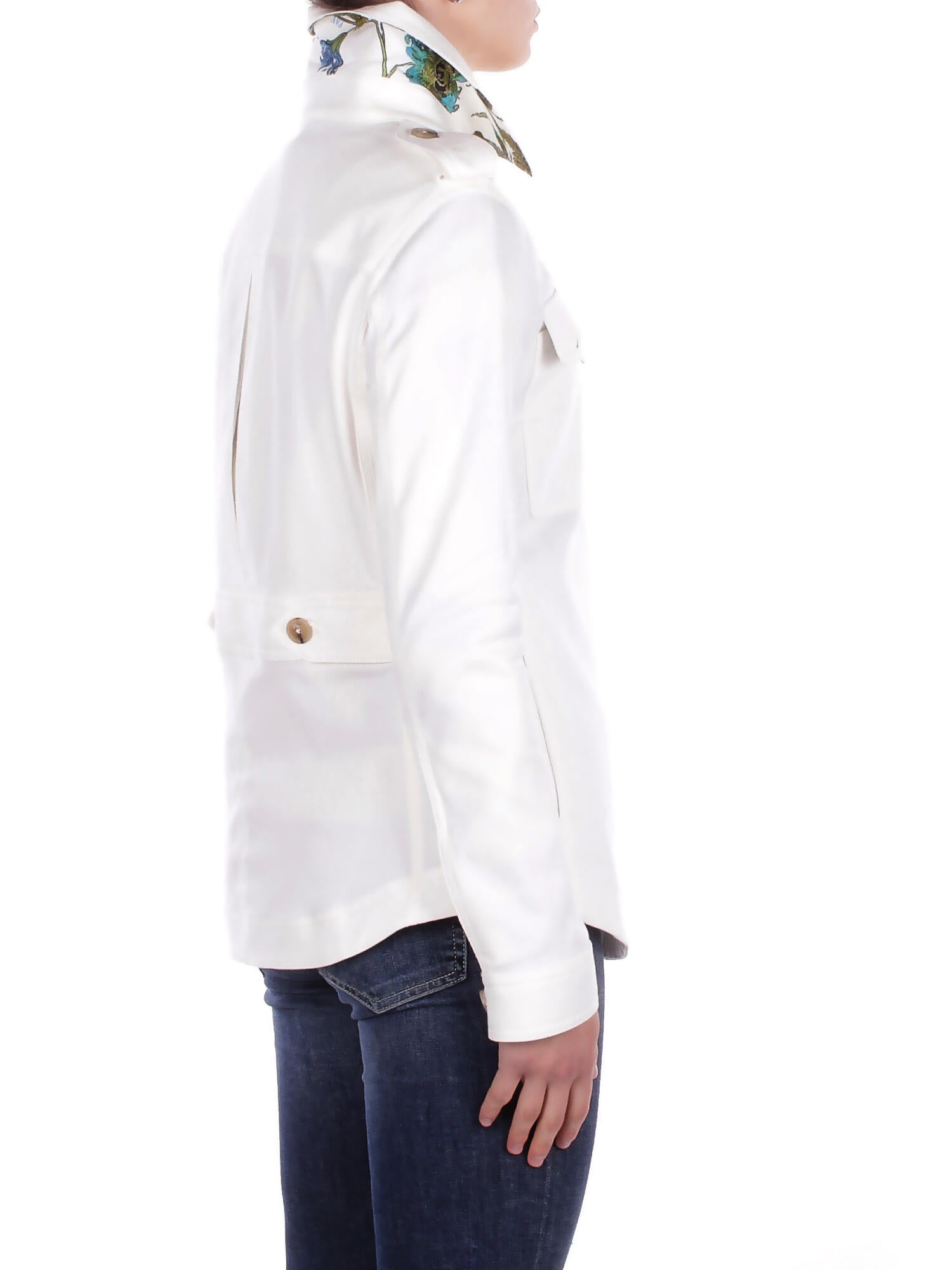 FAY Donna Giacca NAW0452317 SYCZB004 Shirt jkt con gancio Neve