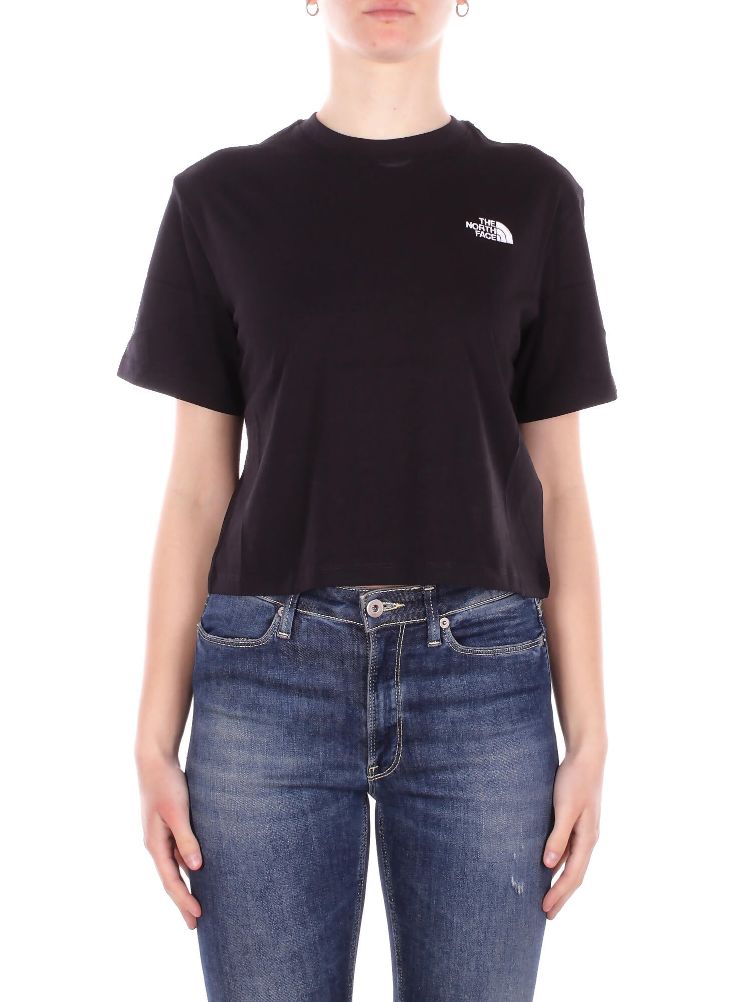 THE NORTH FACE Donna T-shirt NF0A8FDH JK31 W evolution simple dome crop r Black