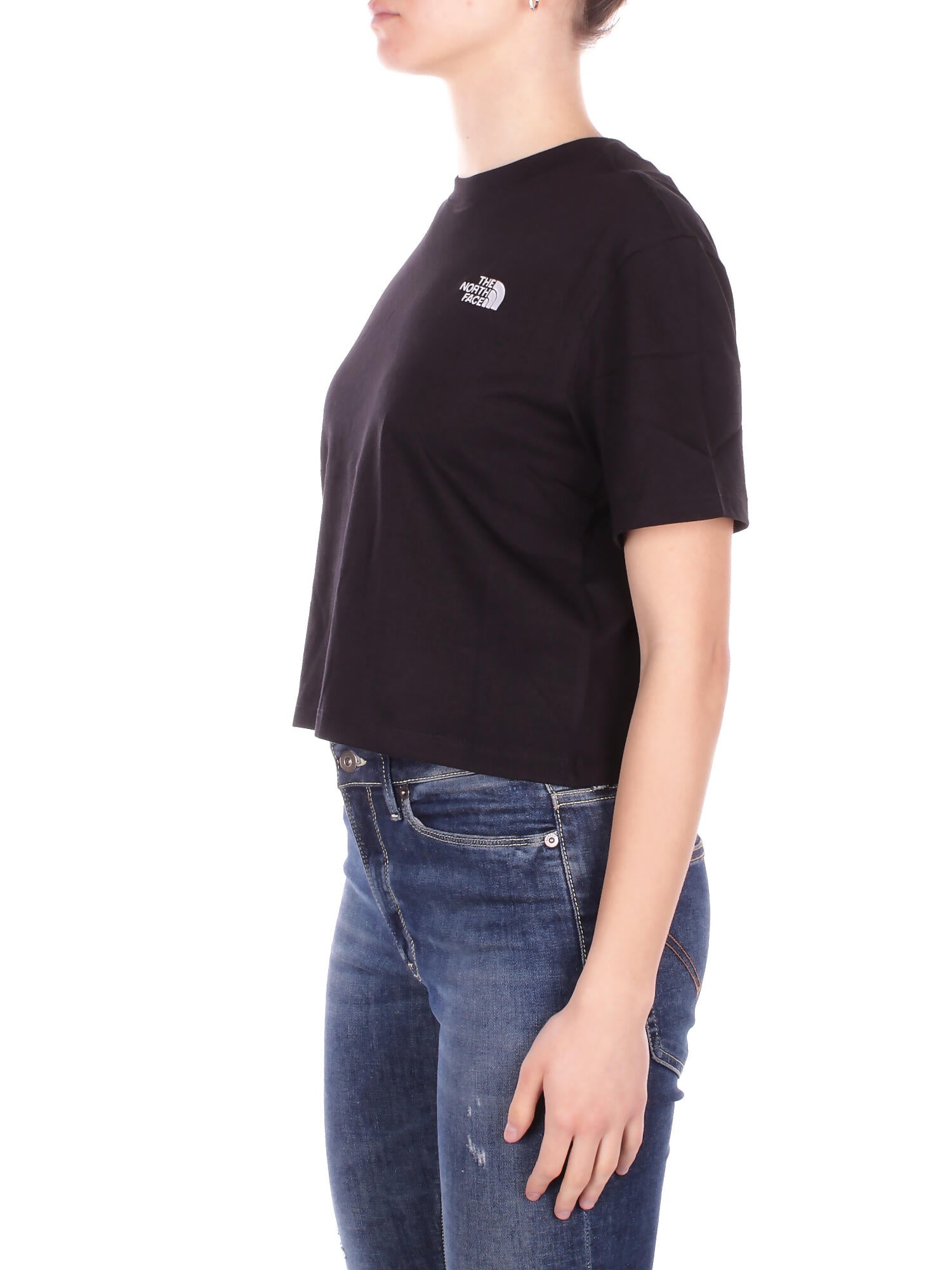 THE NORTH FACE Donna T-shirt NF0A8FDH JK31 W evolution simple dome crop r Black