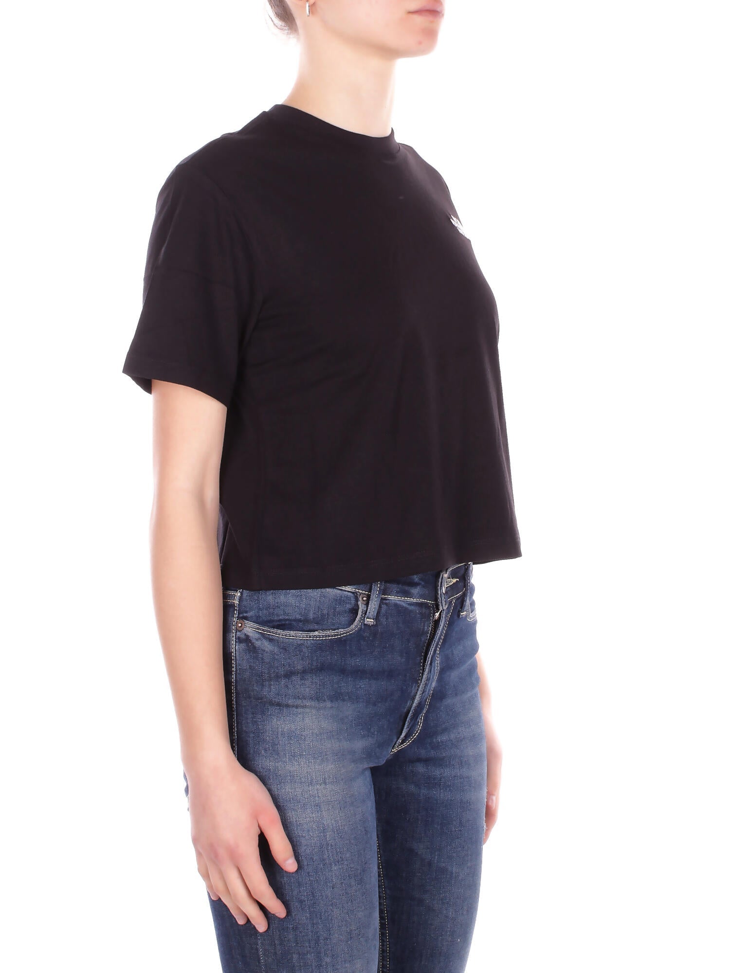 THE NORTH FACE Donna T-shirt NF0A8FDH JK31 W evolution simple dome crop r Black