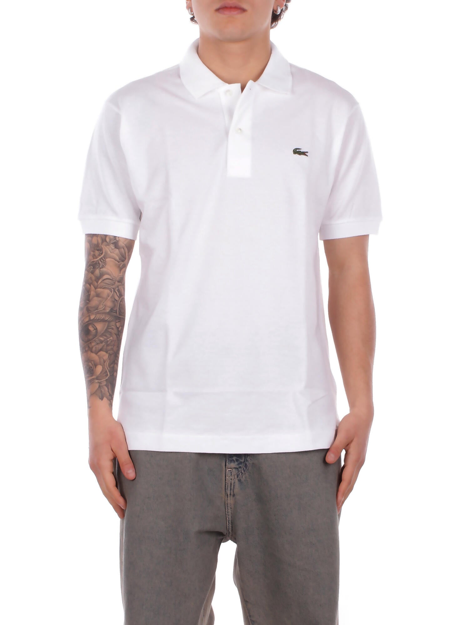 LACOSTE Uomo Polo 1212 001 Polo Bianco