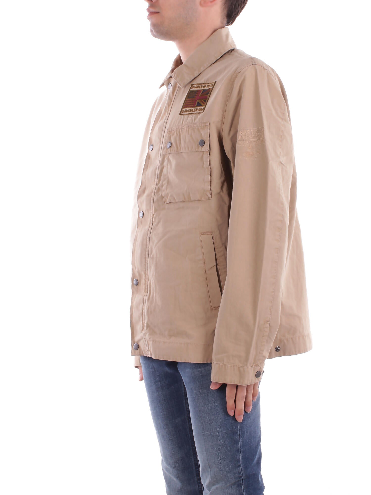 BARBOUR Uomo Giubbotto MCA0976 BE51 Workers casual outerwear Beige