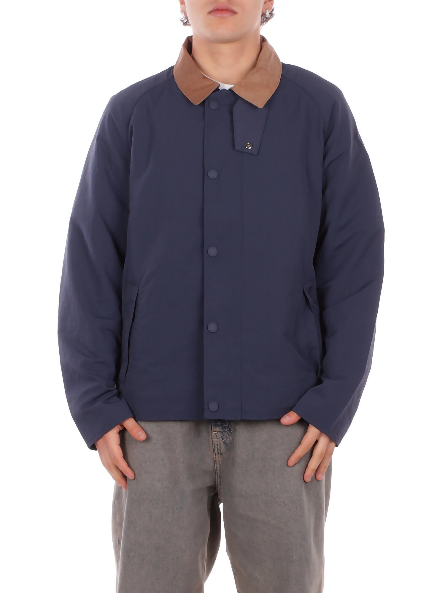 BARBOUR Uomo Giubbotto MSP0172 NY71 Tracker showerproof Navy