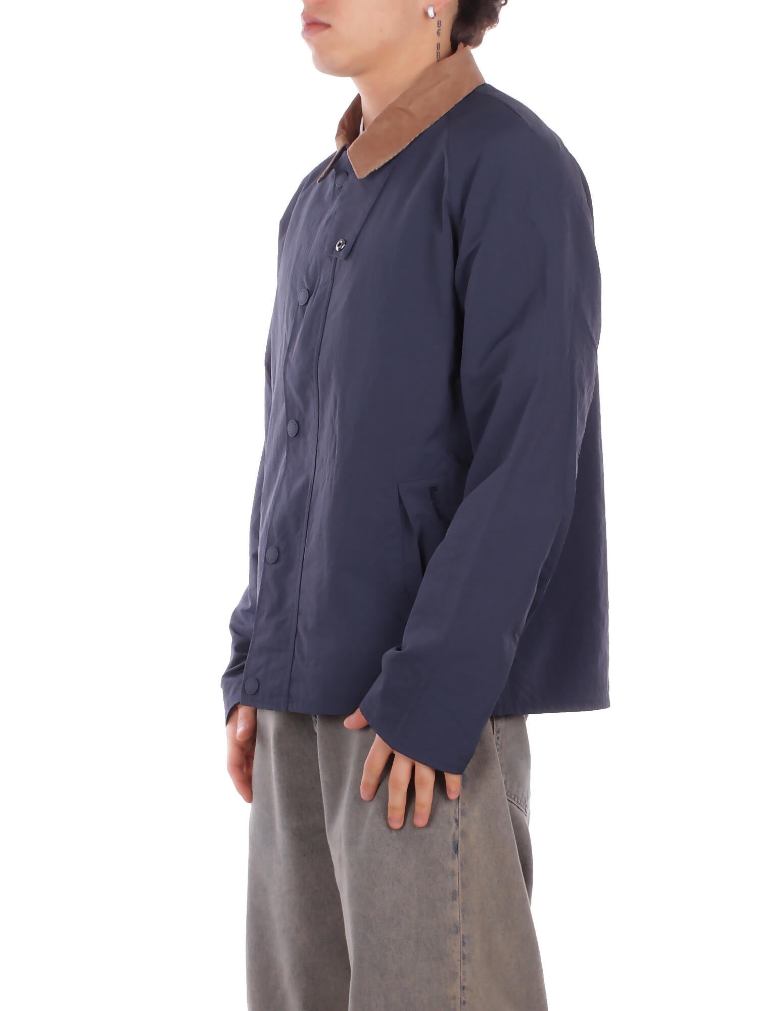 BARBOUR Uomo Giubbotto MSP0172 NY71 Tracker showerproof Navy