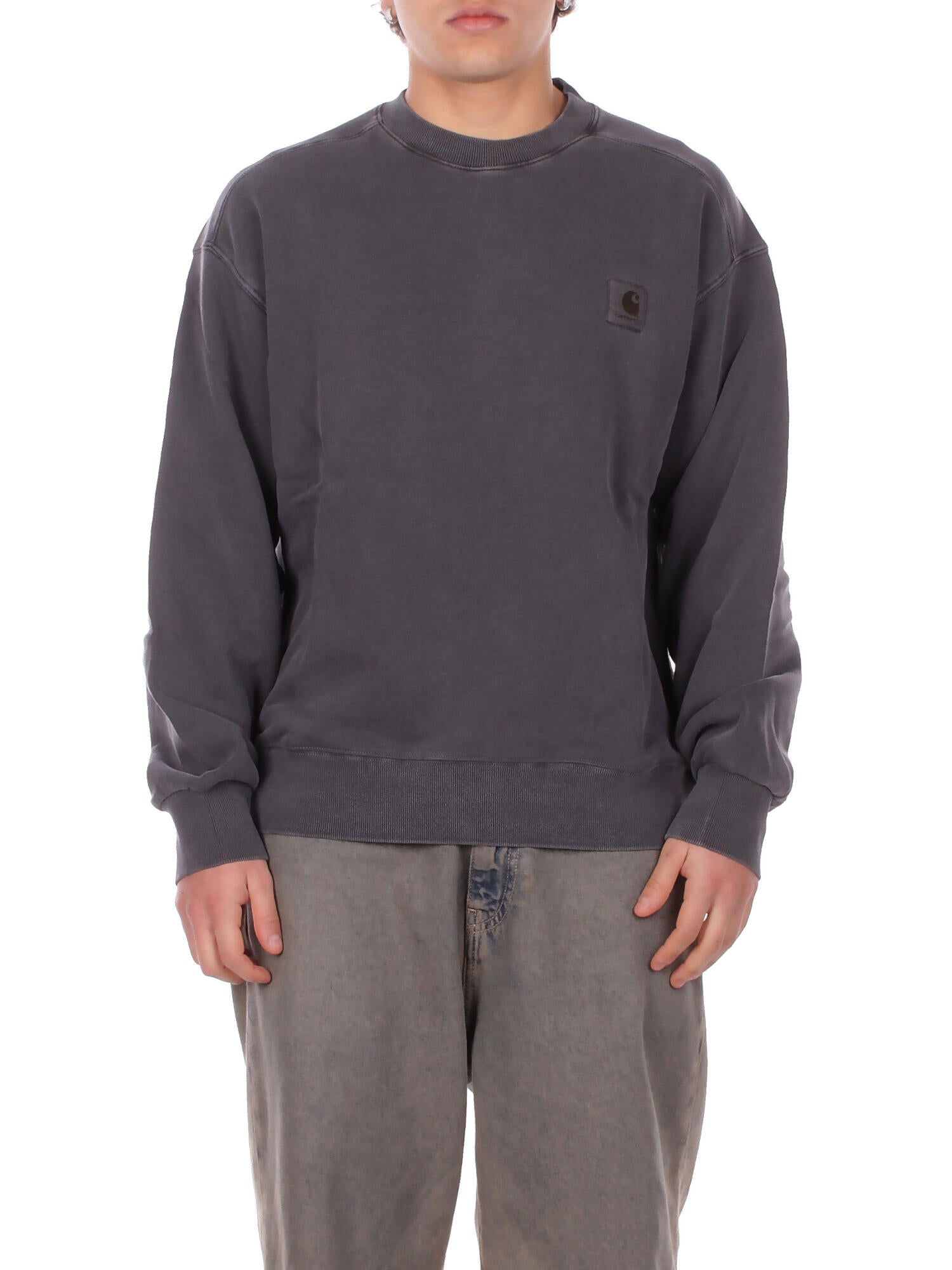 CARHARTT WIP Uomo Felpa I029957 89GD Nelson sweatshirt Black