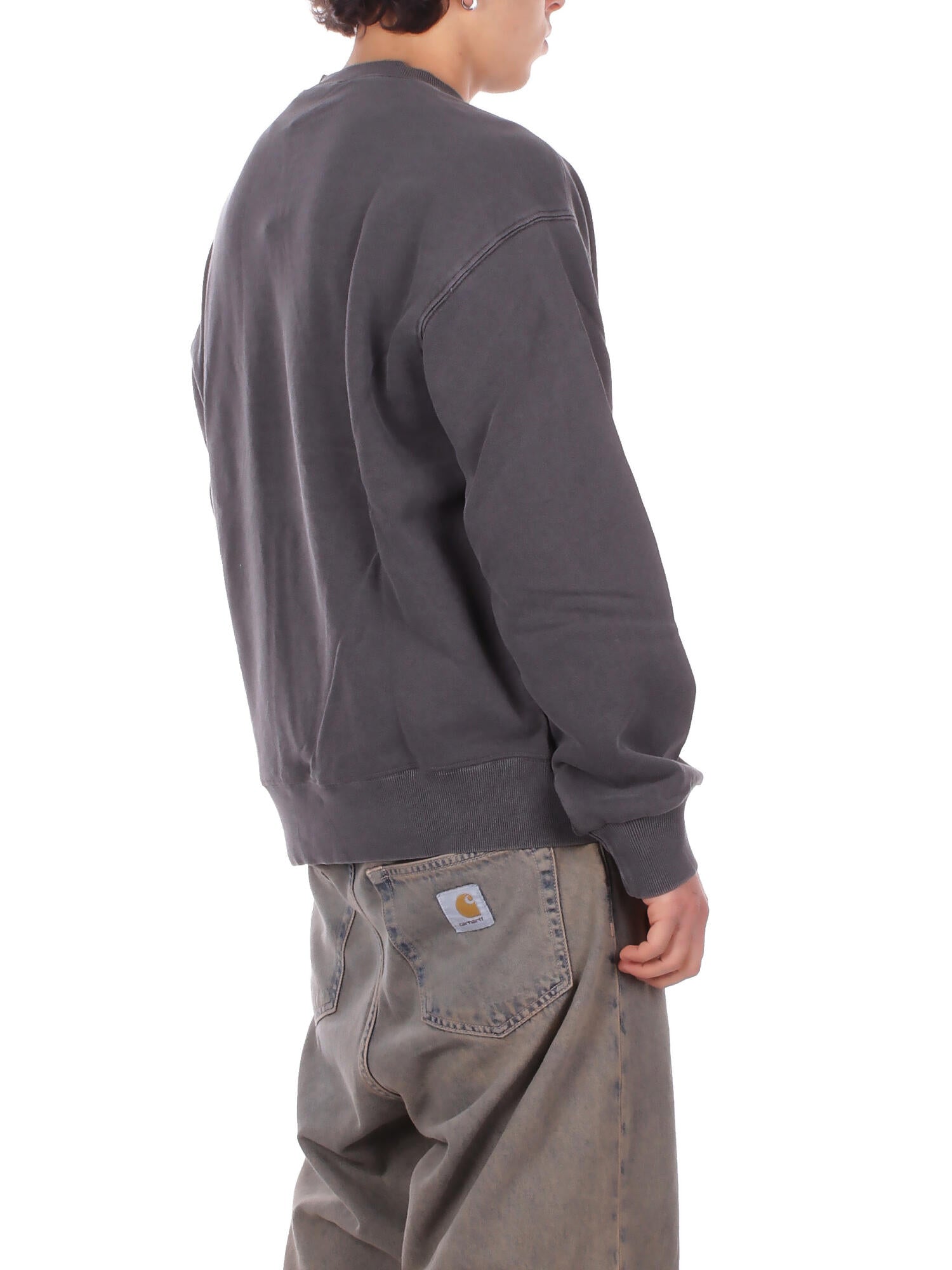 CARHARTT WIP Uomo Felpa I029957 89GD Nelson sweatshirt Black
