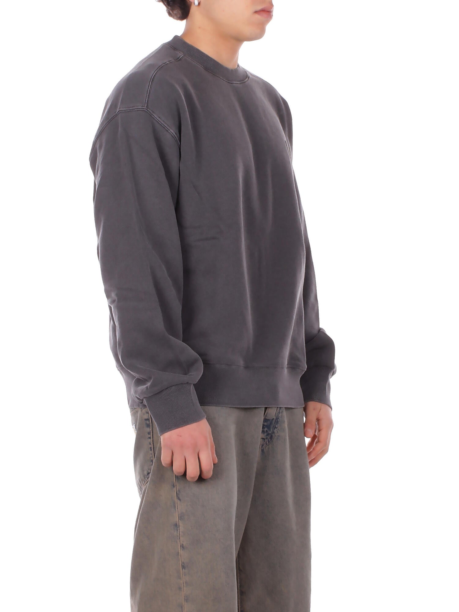 CARHARTT WIP Uomo Felpa I029957 89GD Nelson sweatshirt Black