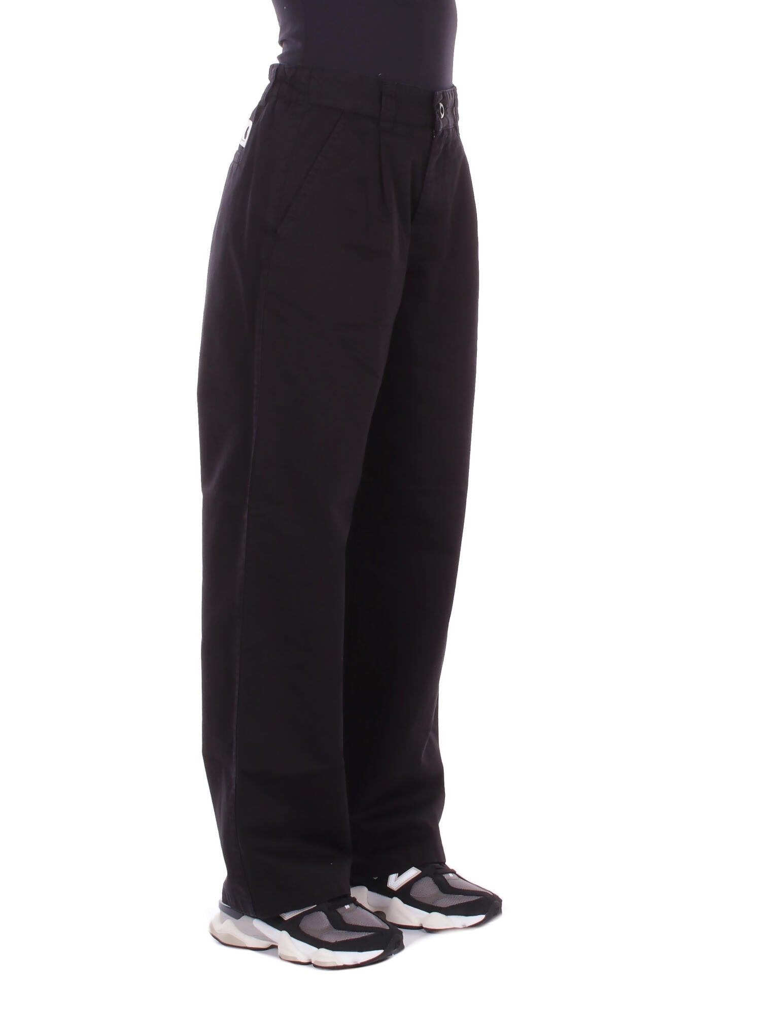 CARHARTT WIP Donna Pantalone I036523 8906 W' marv pant lenexa twill Black stone