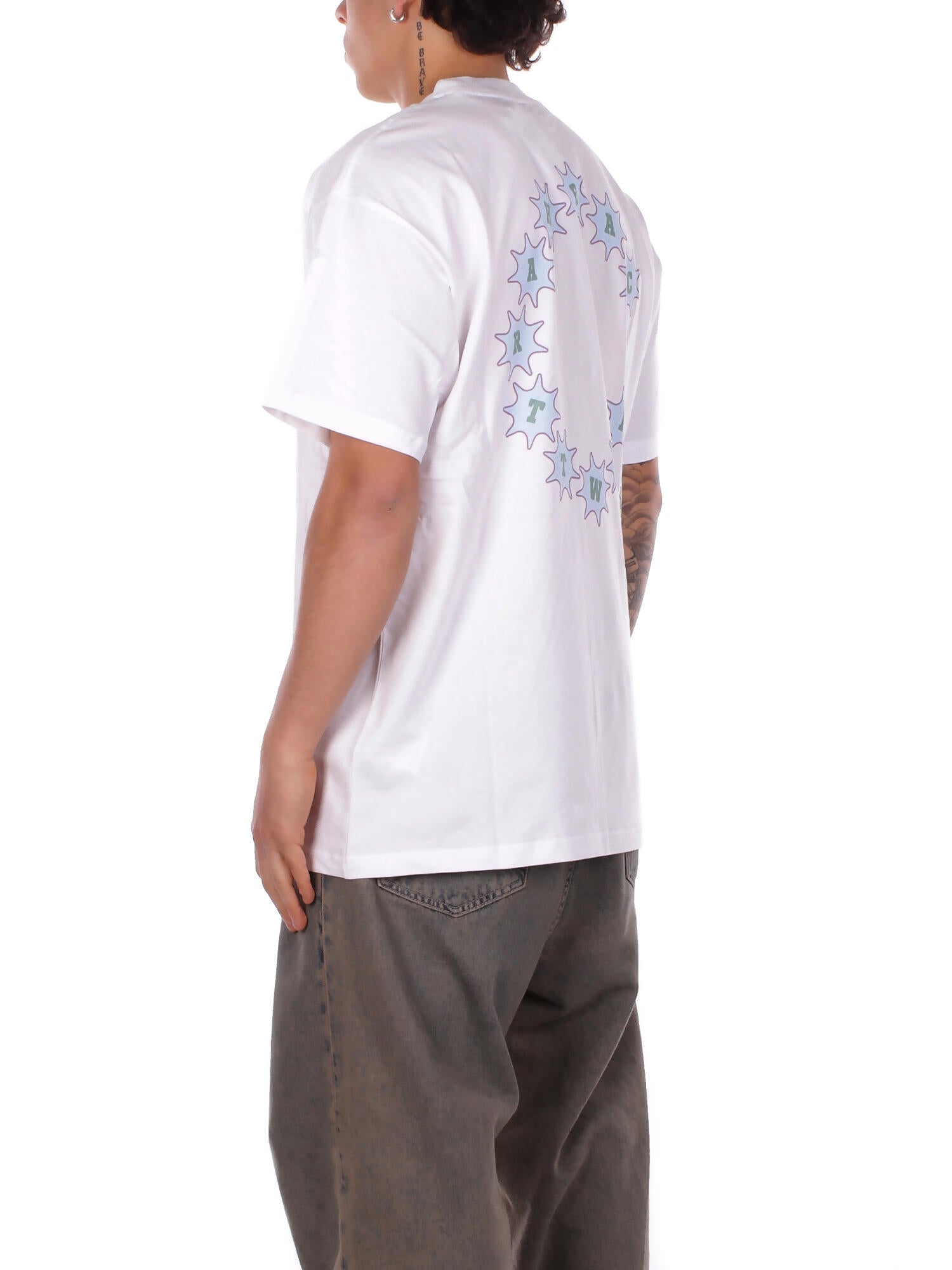 CARHARTT WIP Uomo T-shirt I036233 02XX S\s c trip t-shirt White